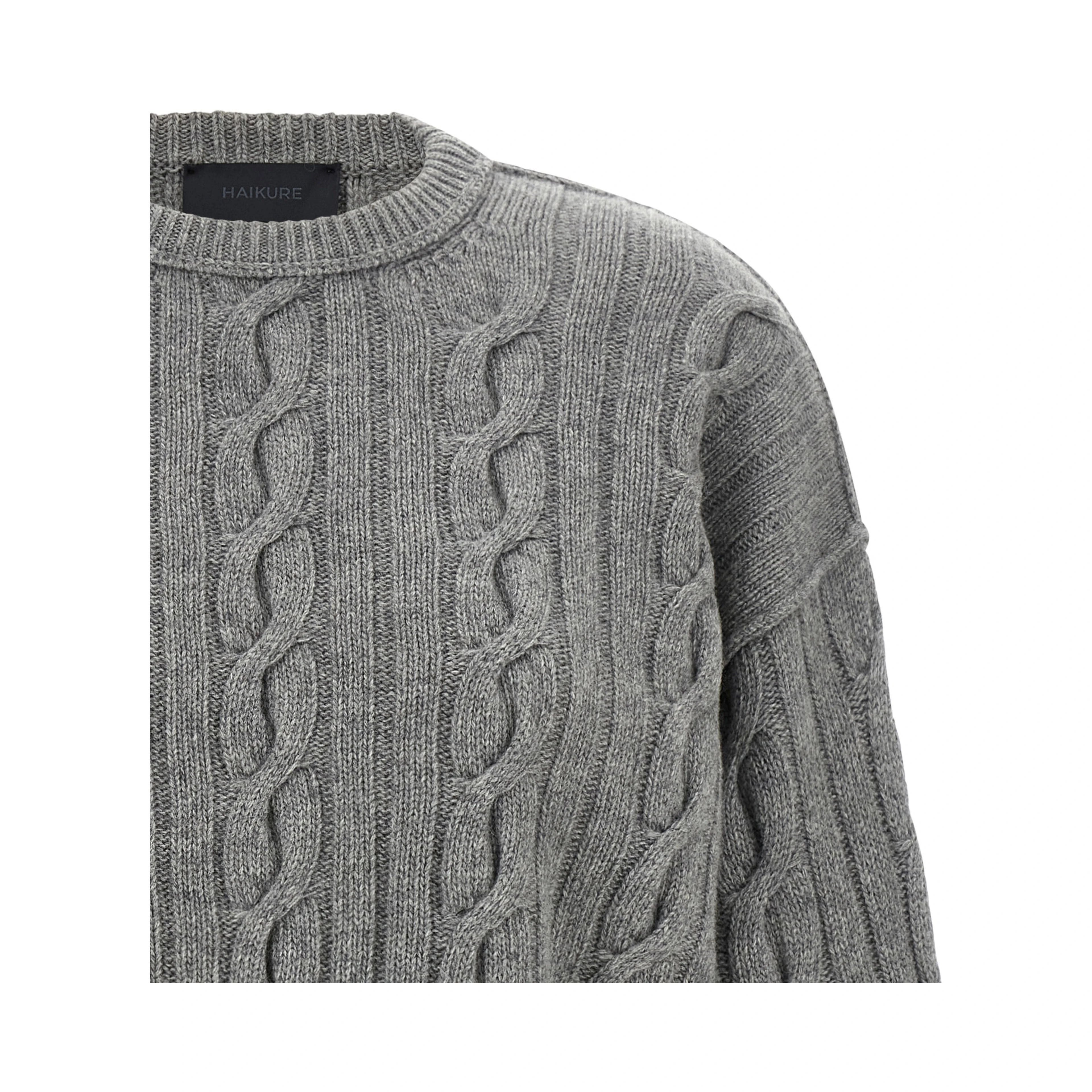 Gray Cotton Cardigan
