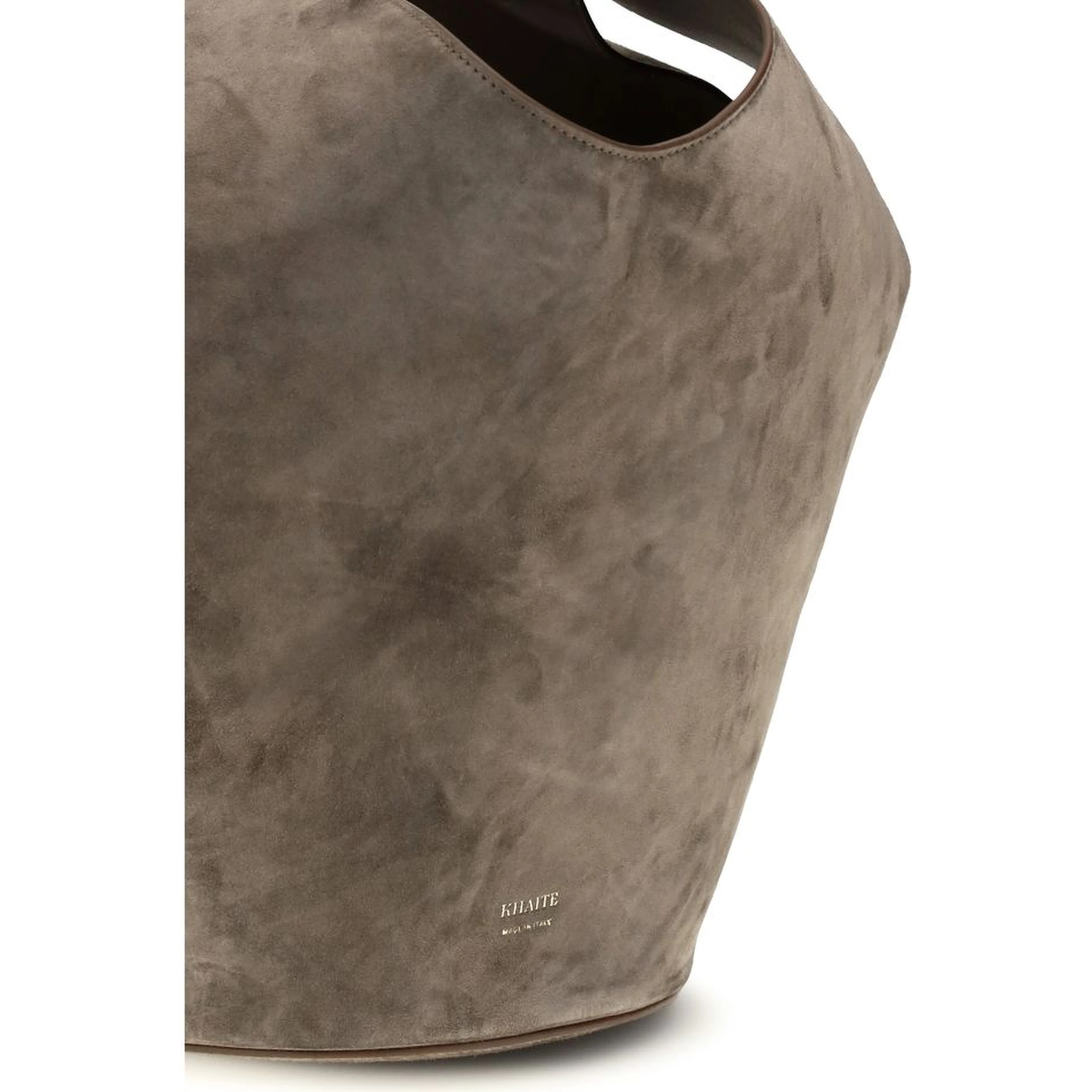 Beige Calf Leather Bos Taurus Shoulder Bag