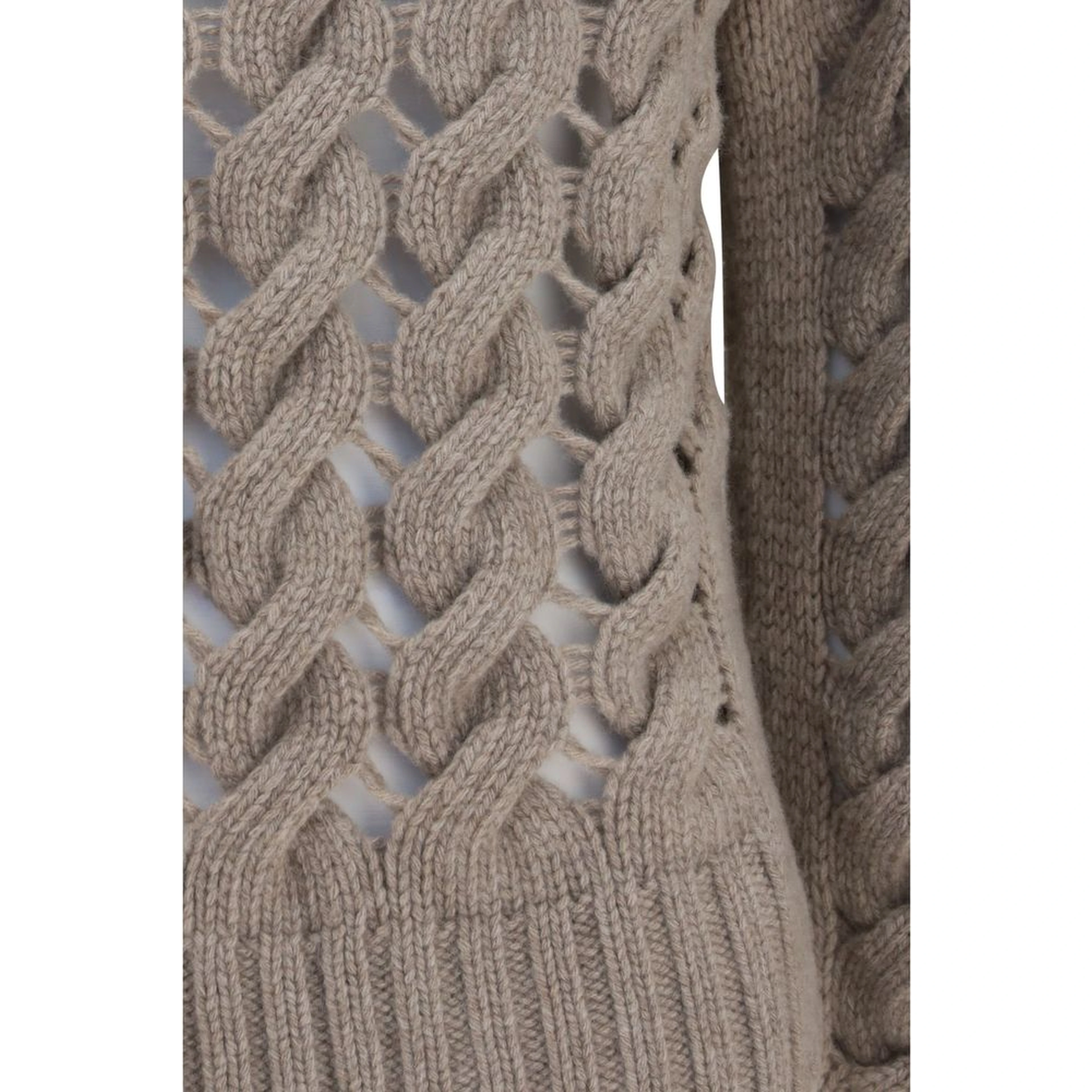 Beige Wool Oves Aries Turtleneck