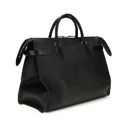 Black Calf Leather Bos Taurus Shoulder Bag