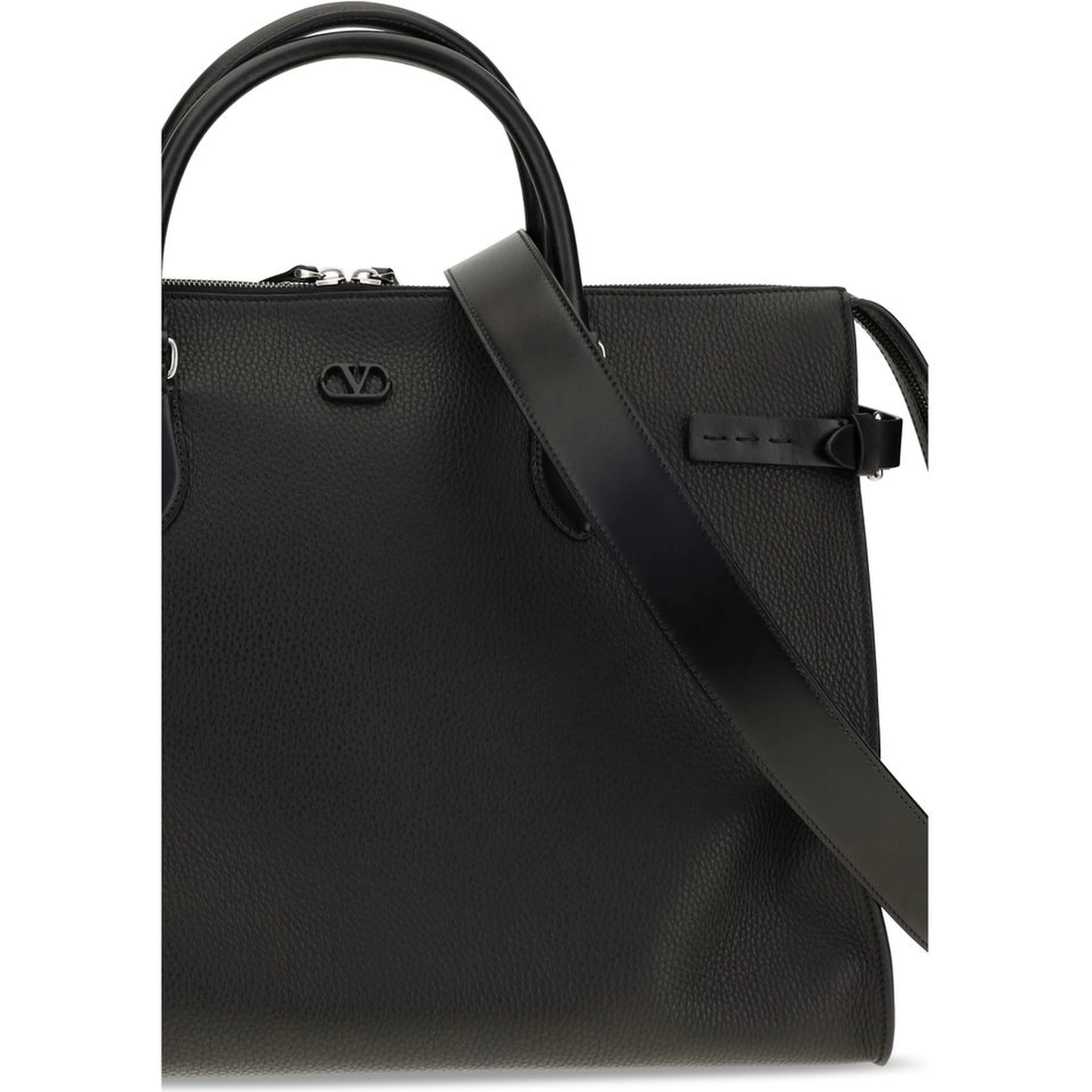 Black Calf Leather Bos Taurus Shoulder Bag