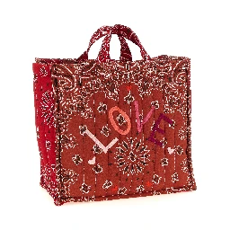 Multicolor Cotton Tote Bag