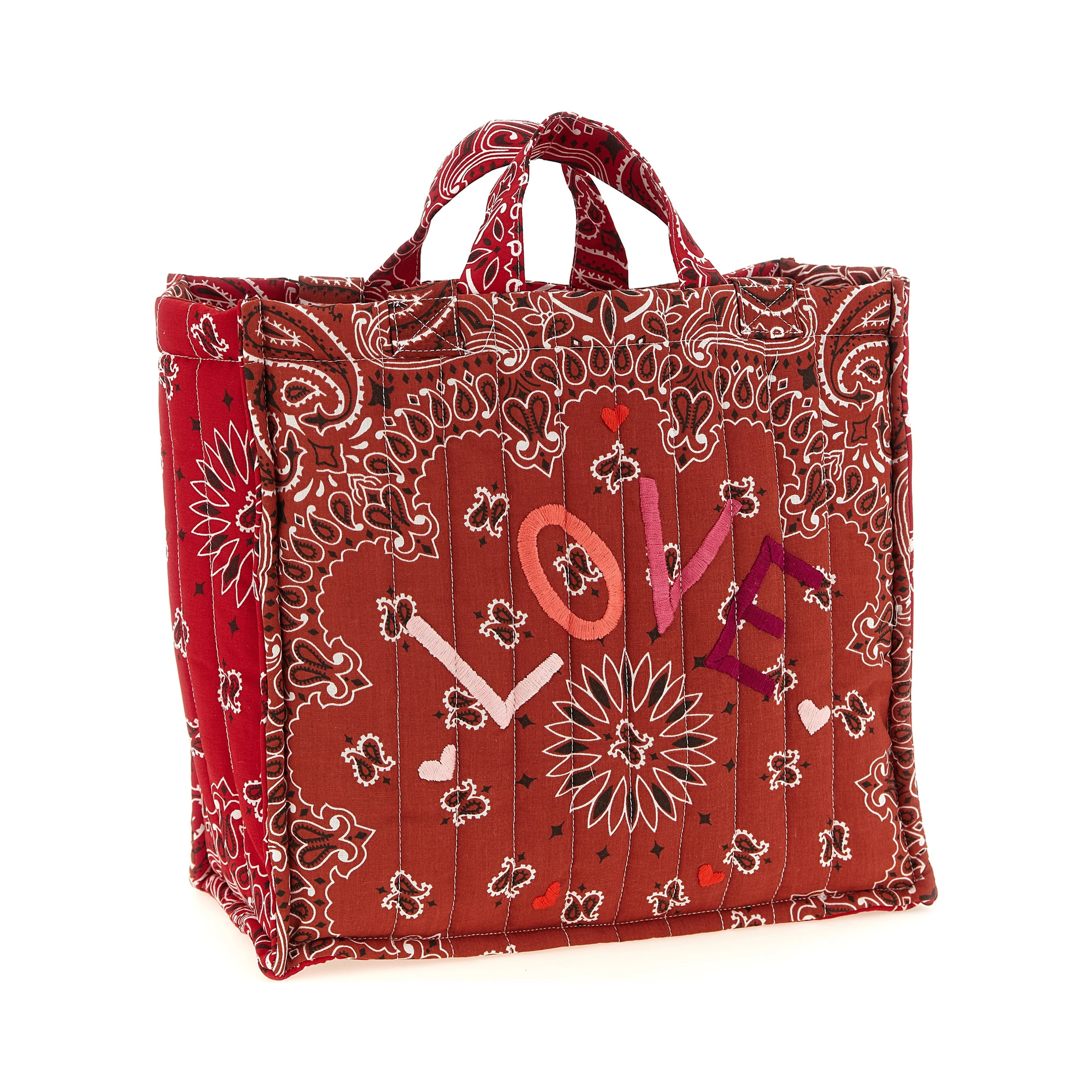 Multicolor Cotton Tote Bag