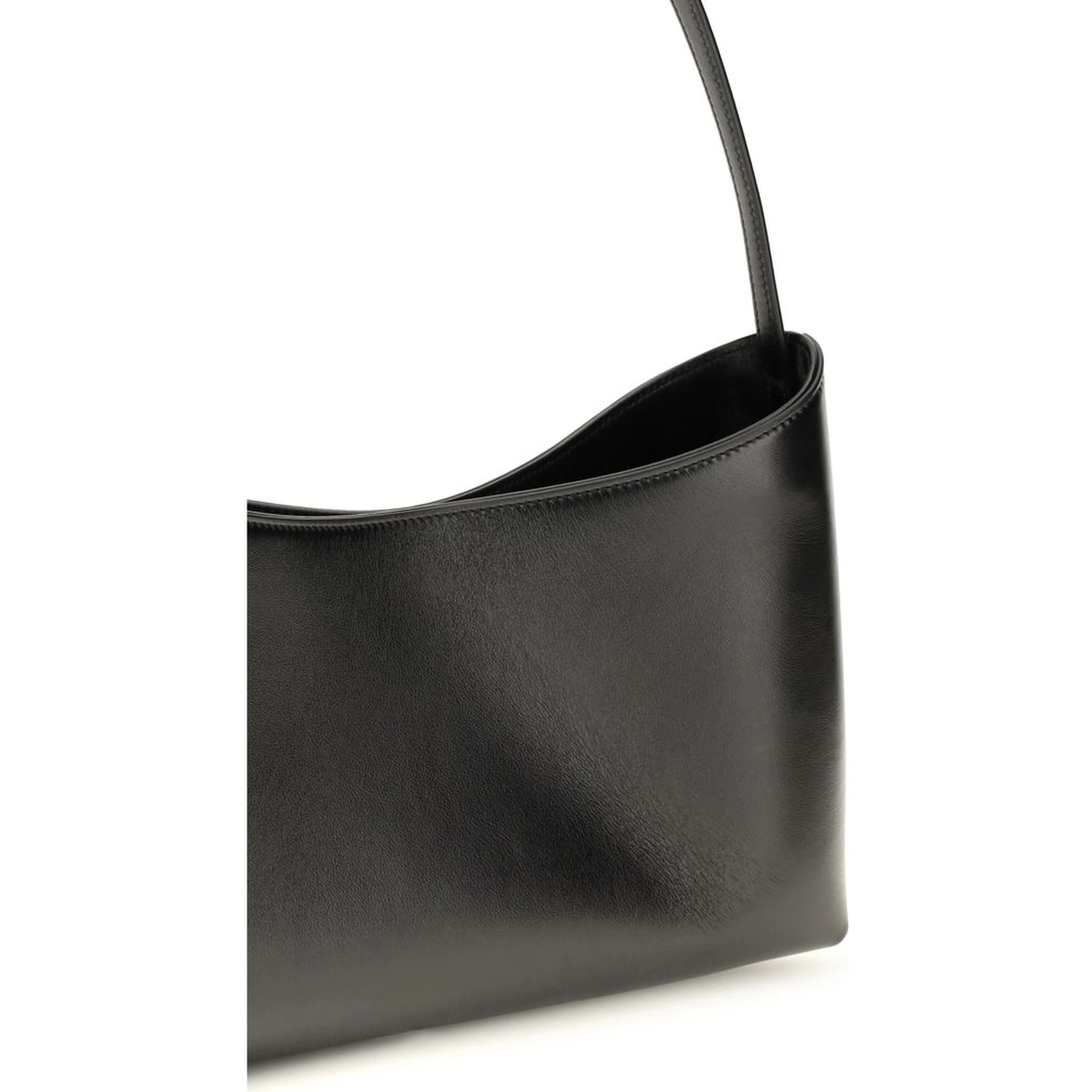 Black Calf Leather Bos Taurus Shoulder Bag