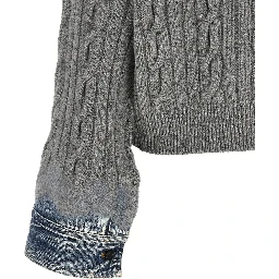 Gray Cotton Cardigan