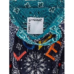 Blue Cotton Tote Bag