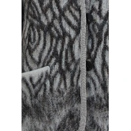 Gray Alpaca Vicugna Pacos Cardigan
