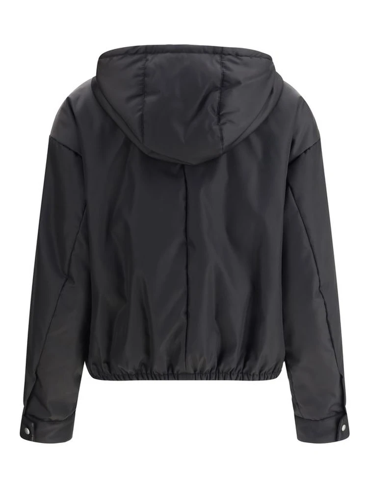 Black Recycled Polyamide Shell Jacket alternative