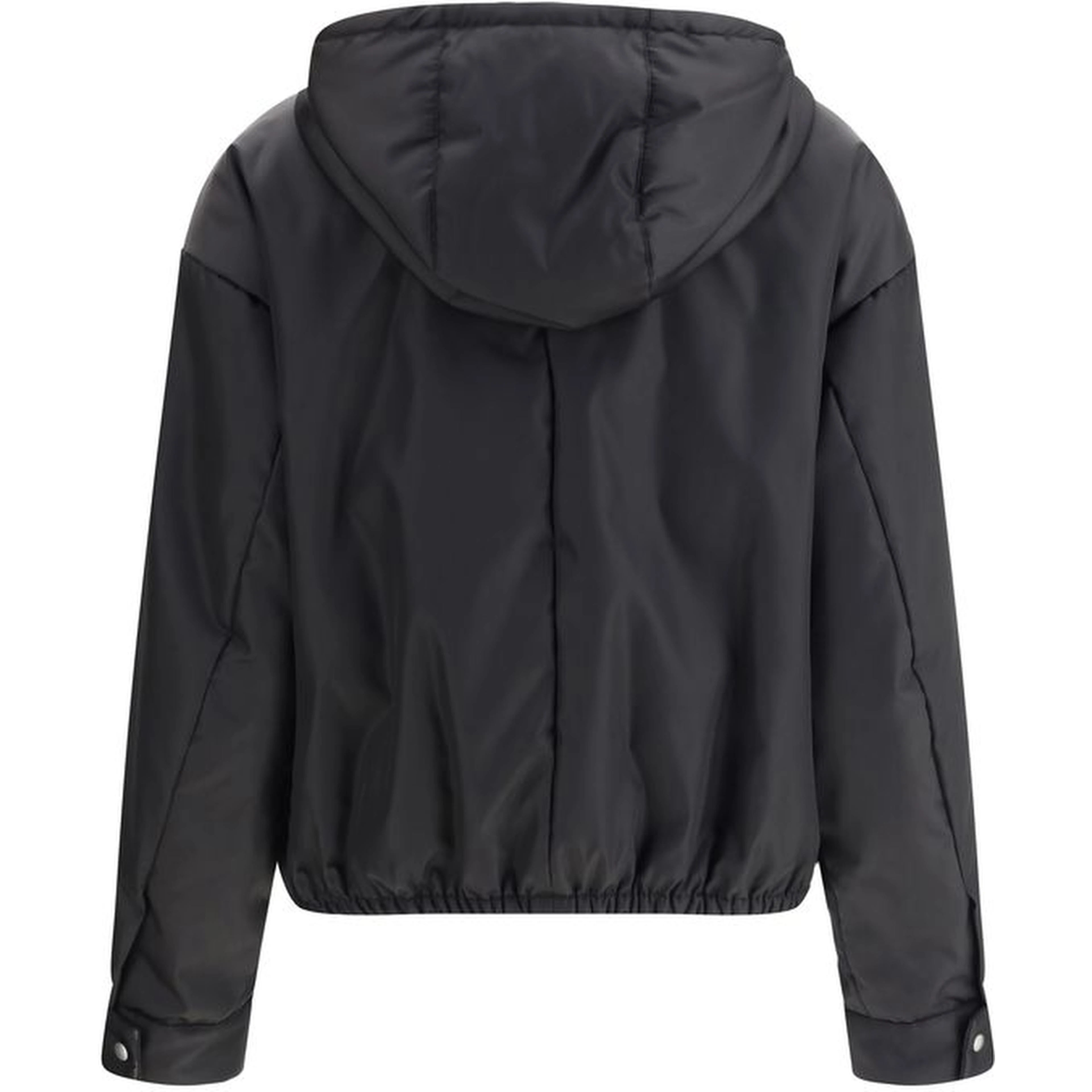 Black Recycled Polyamide Shell Jacket