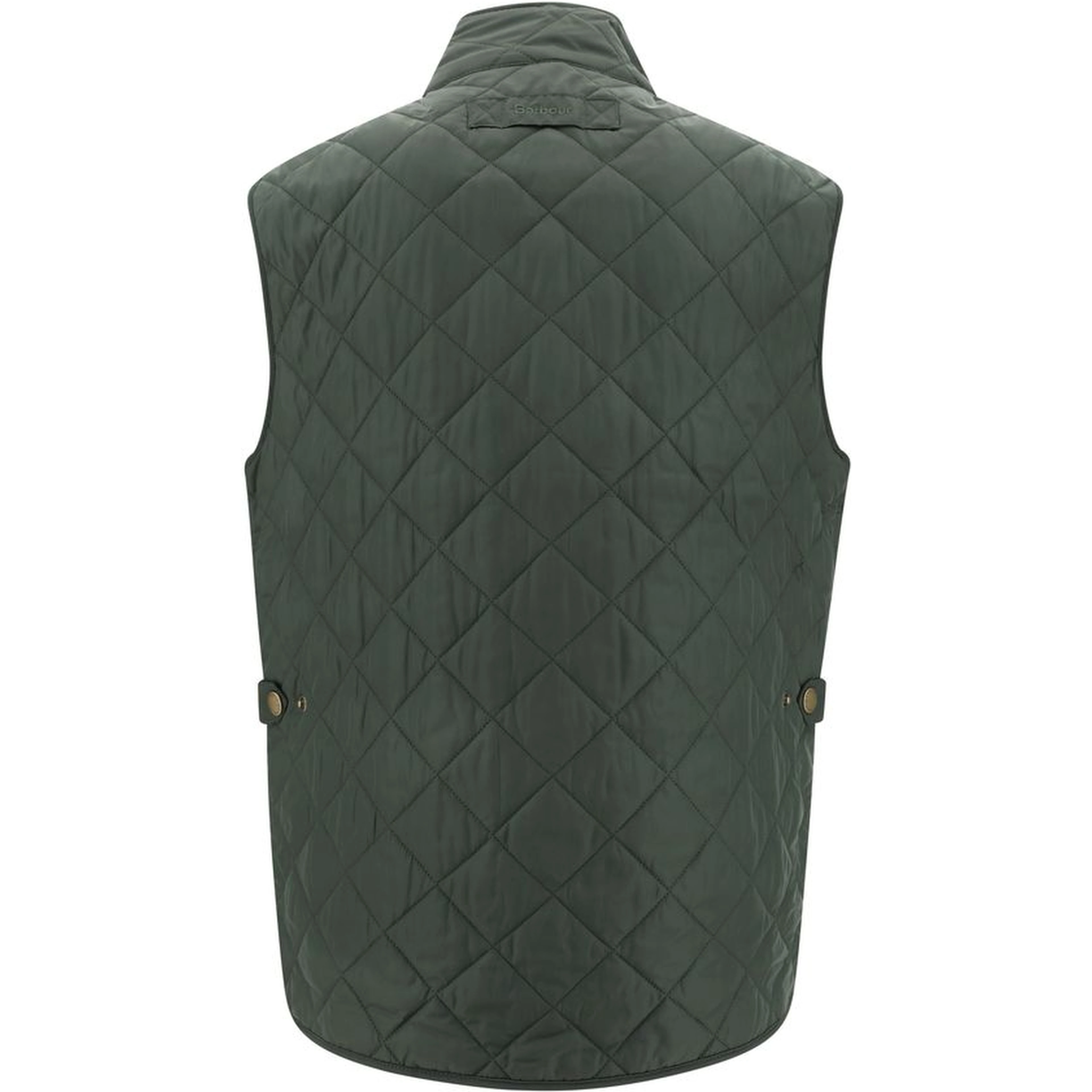 Green Polyamide Sleeveless Jacket