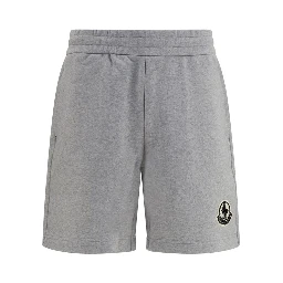 Gray Cotton Bermuda Shorts