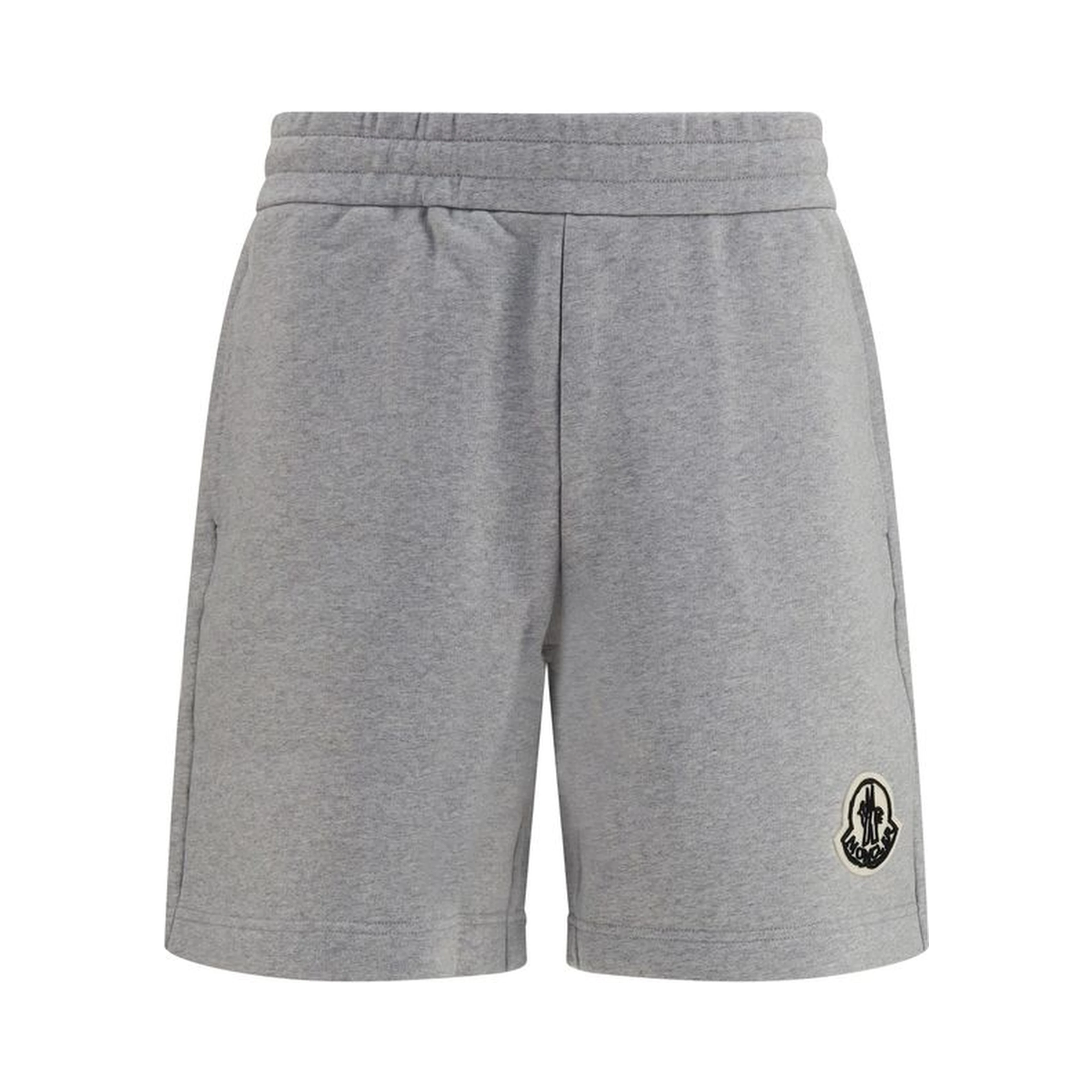 Gray Cotton Bermuda Shorts