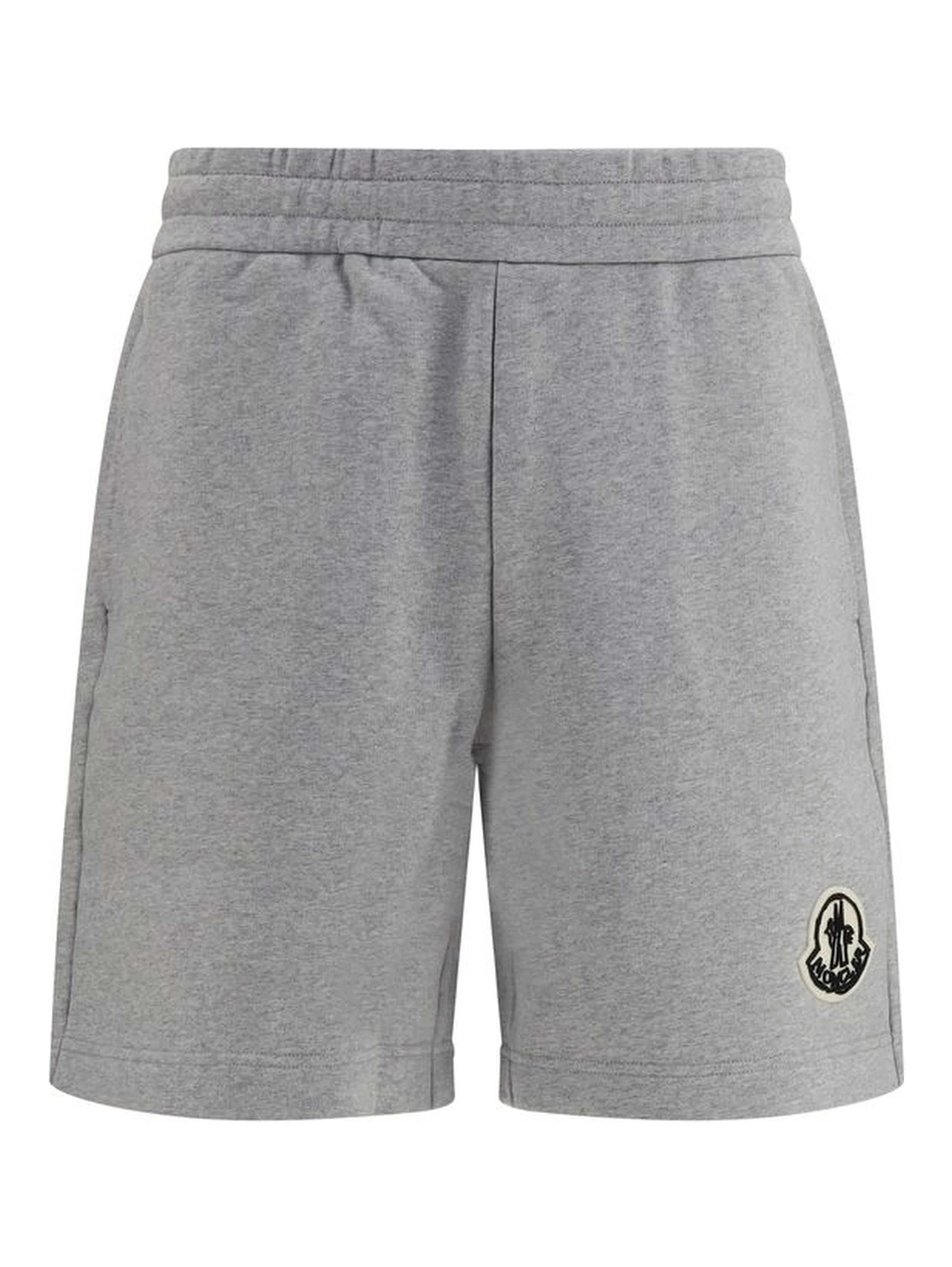 Gray Cotton Bermuda Shorts
