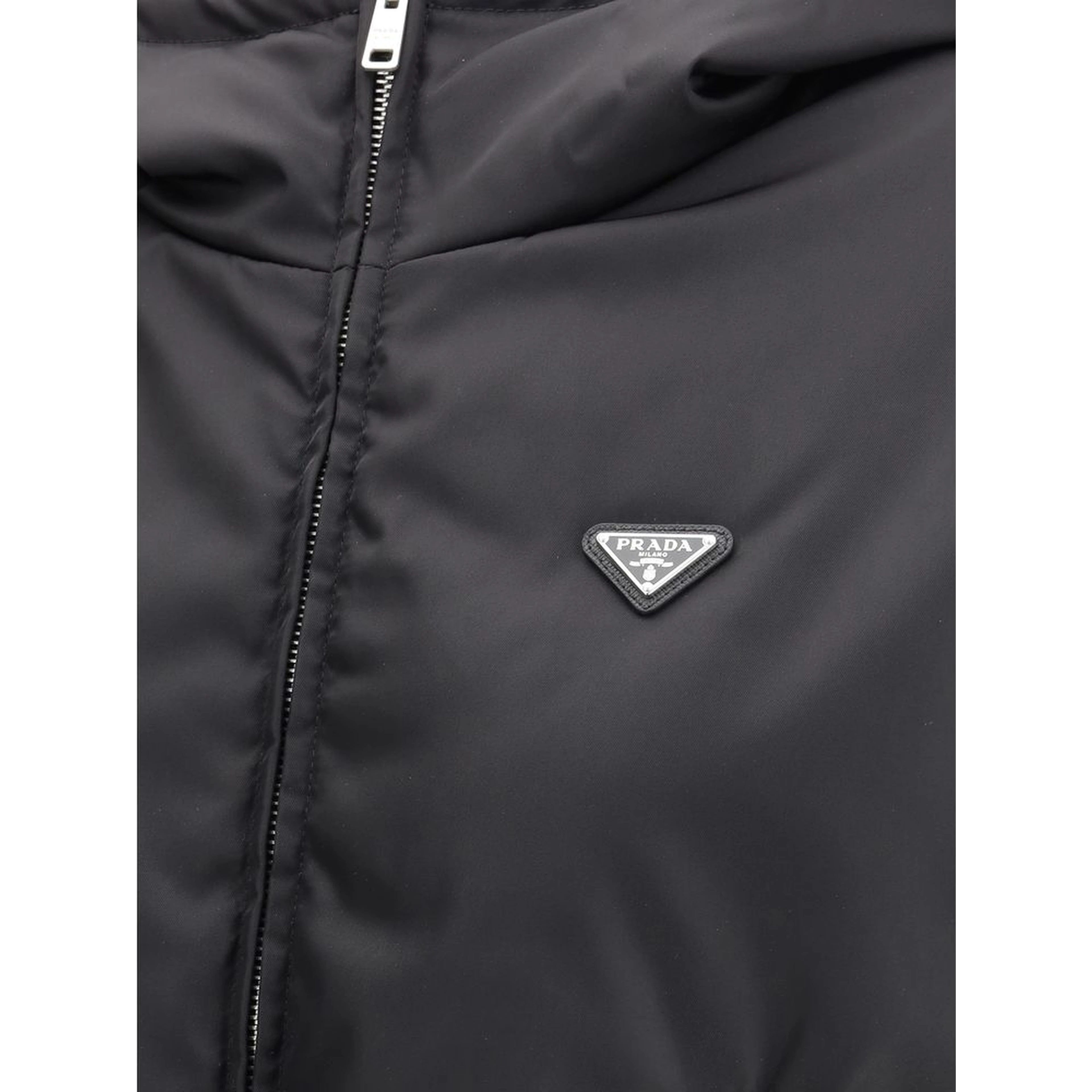 Black Recycled Polyamide Shell Jacket