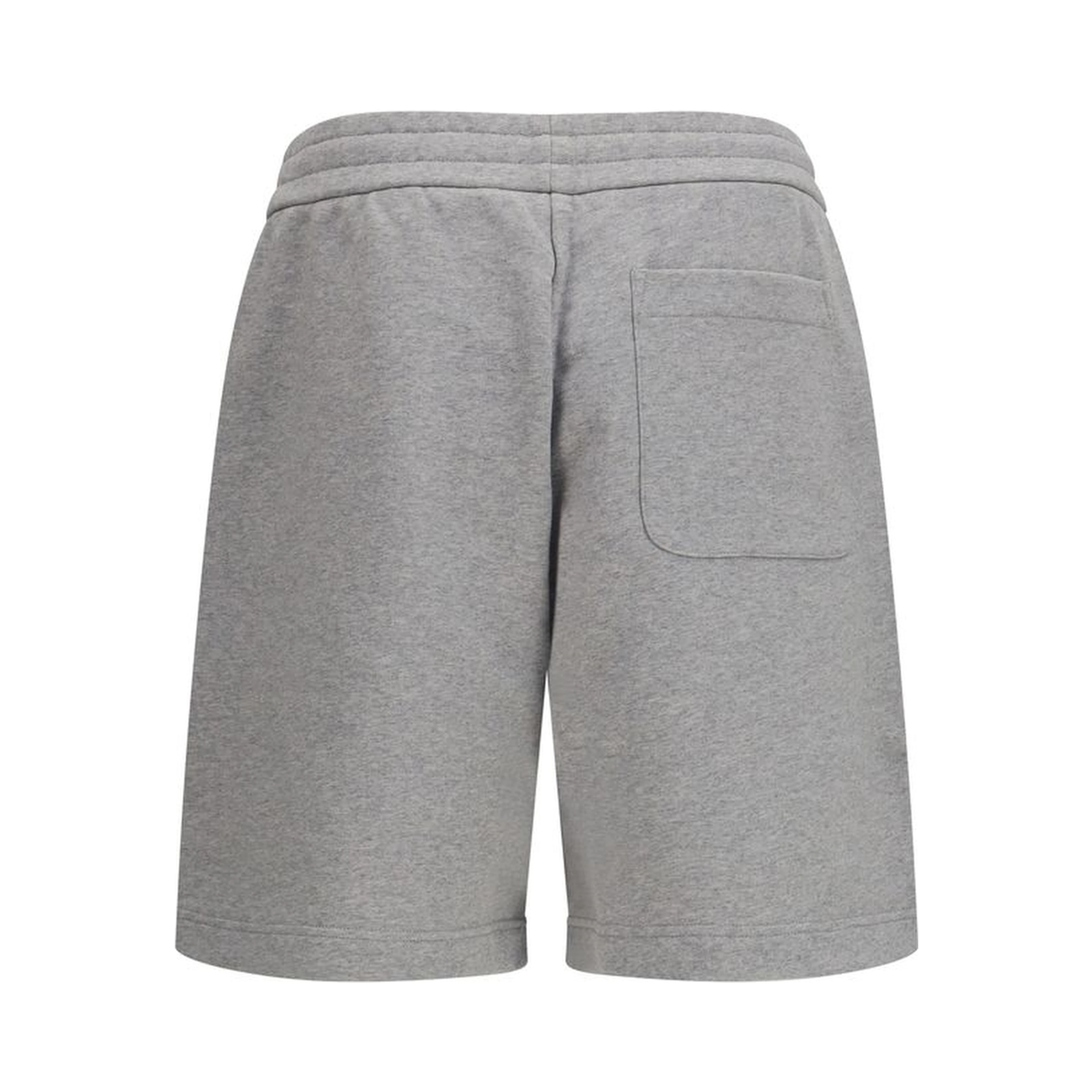 Gray Cotton Bermuda Shorts