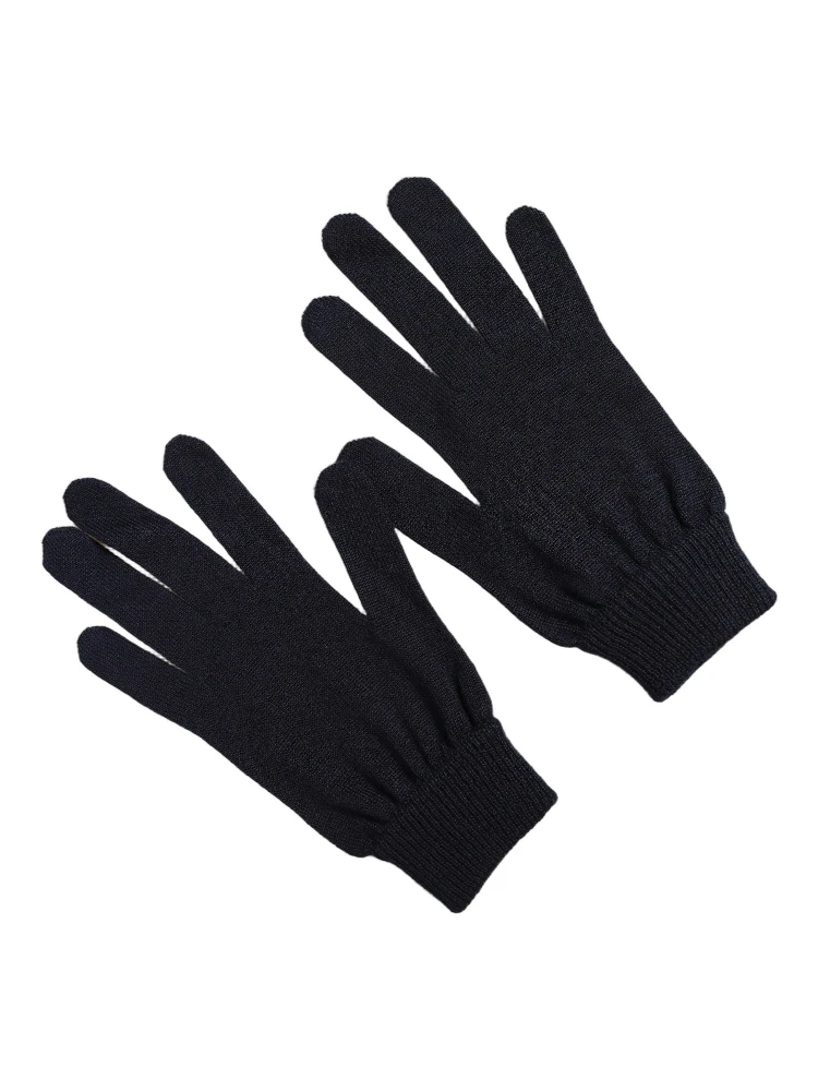 Men Dark Blue Cashmere Knitted Winter Gloves alternative