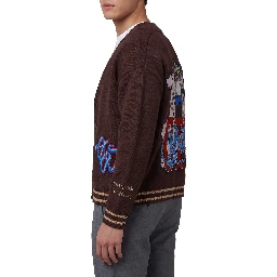 Cat Off Varsity knit cardigan