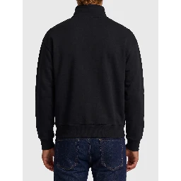 Gros Grain zip-neck sweatshirt