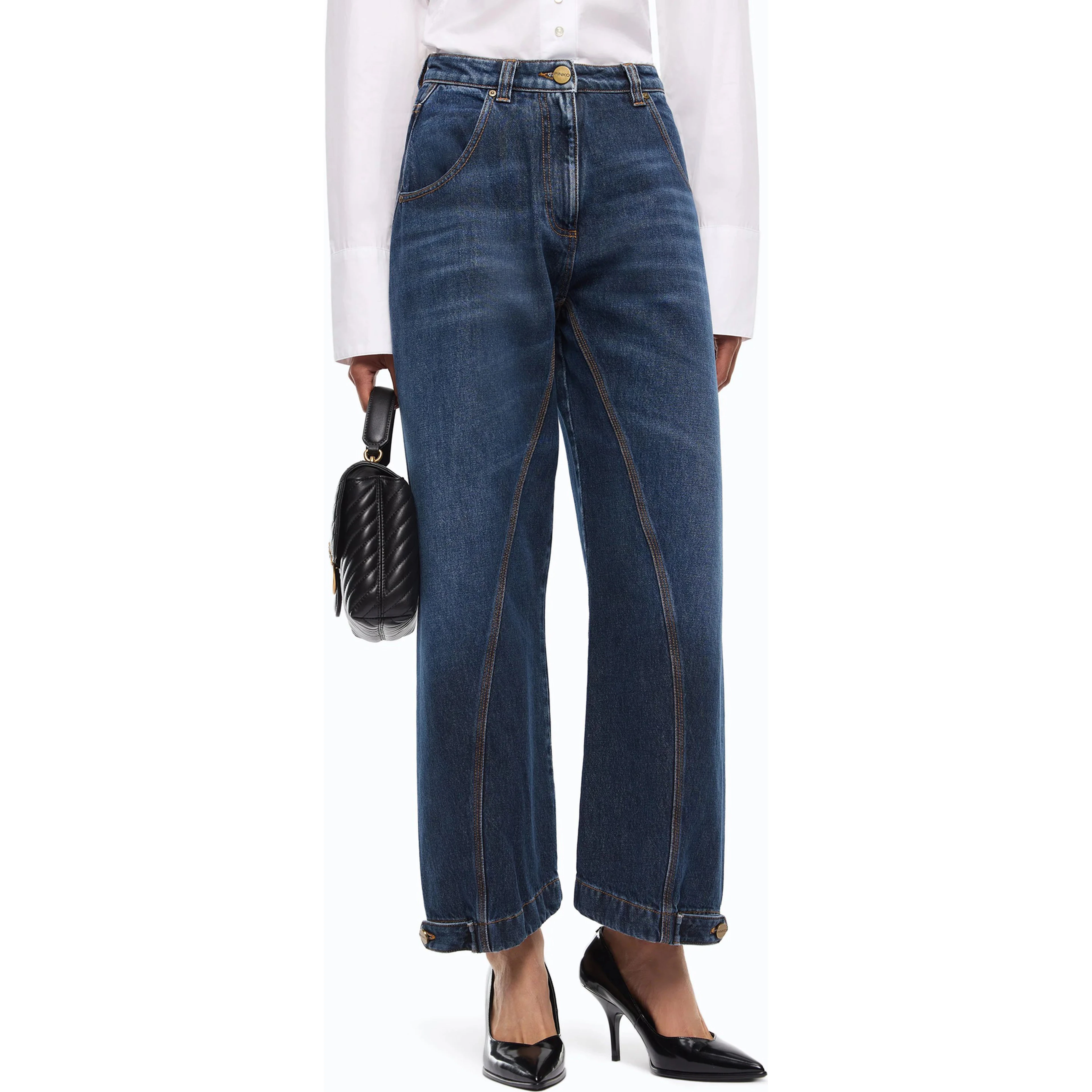 PINKO SICURO ZIP jeans