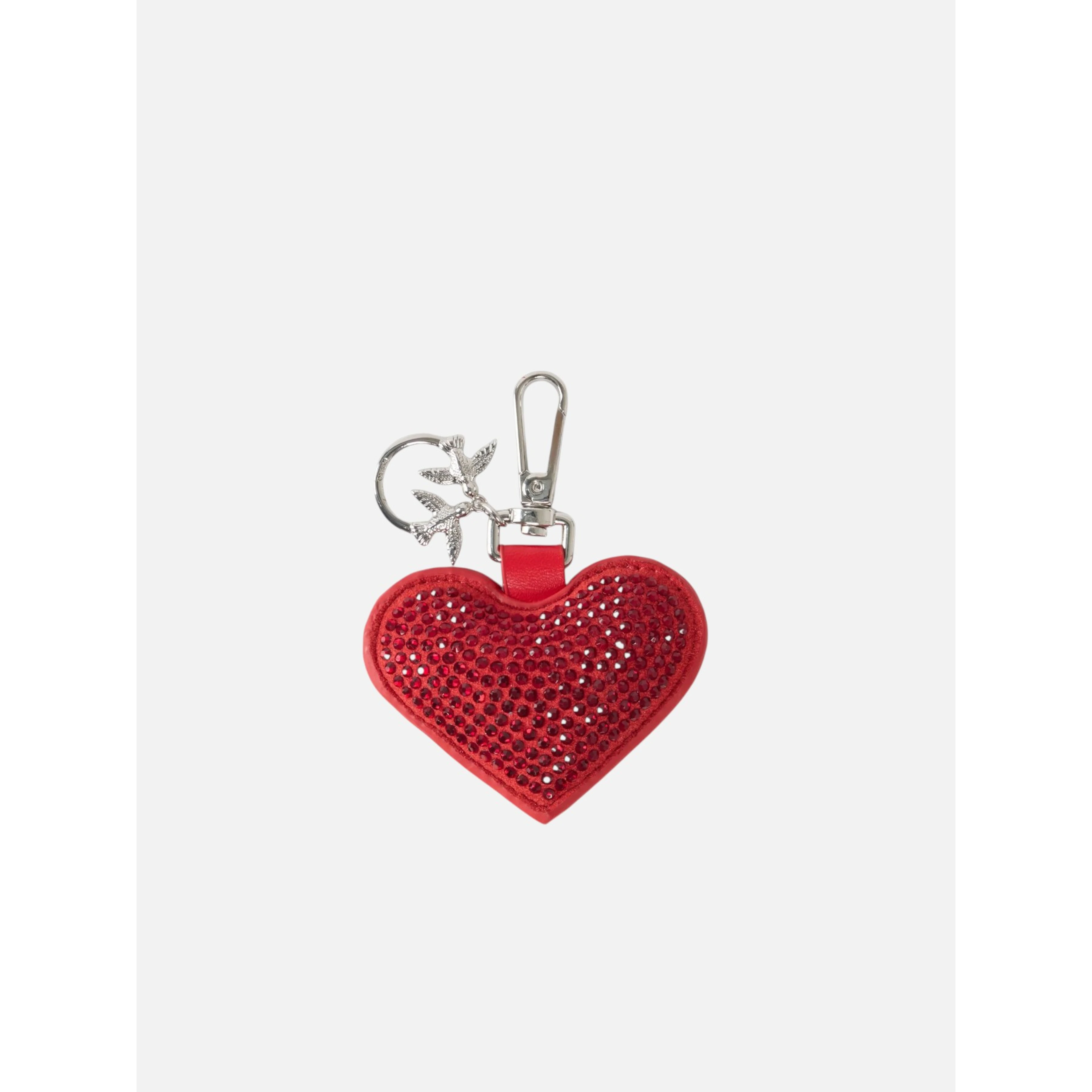 PINKO HEART LOGO STRASS S pendant