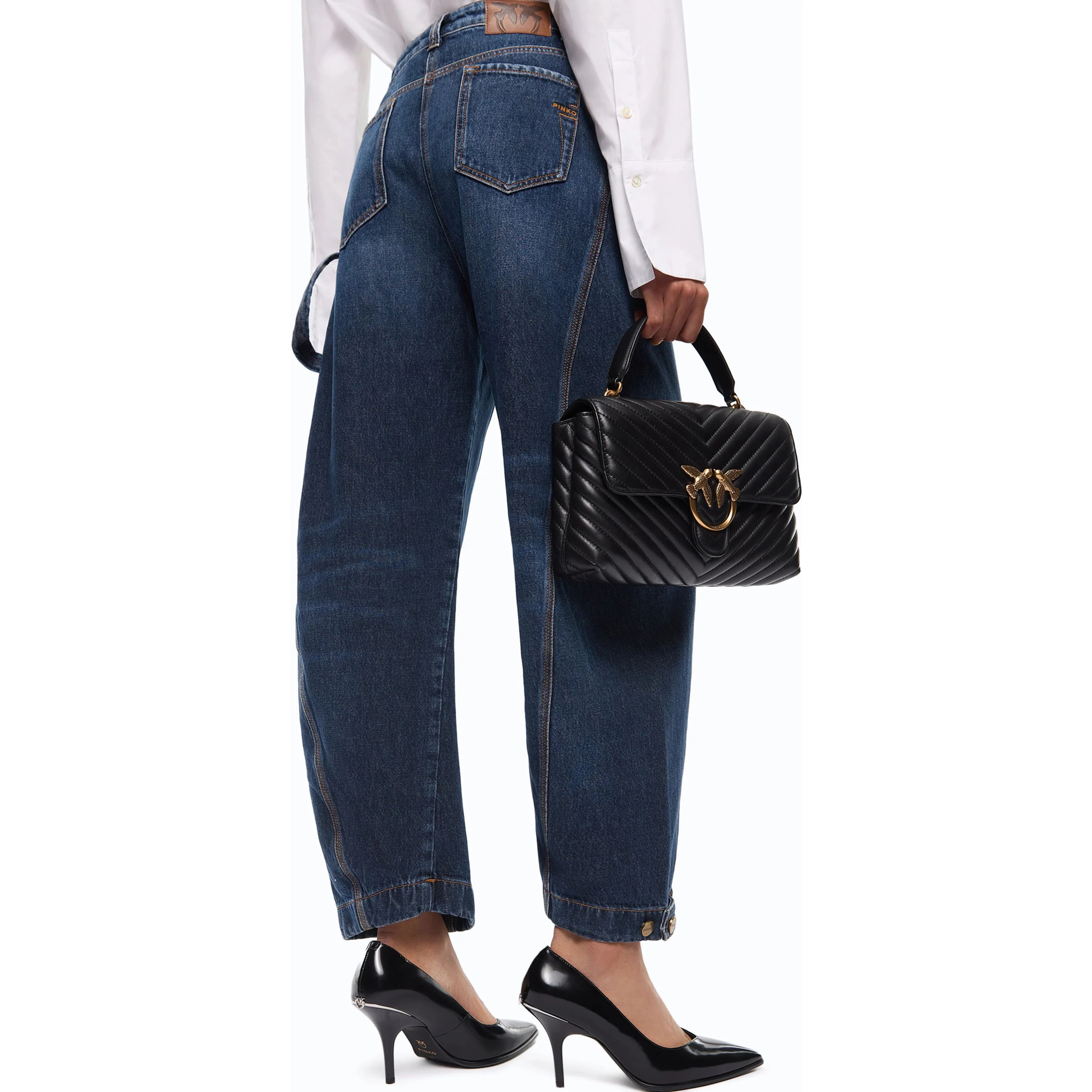 PINKO SICURO ZIP jeans