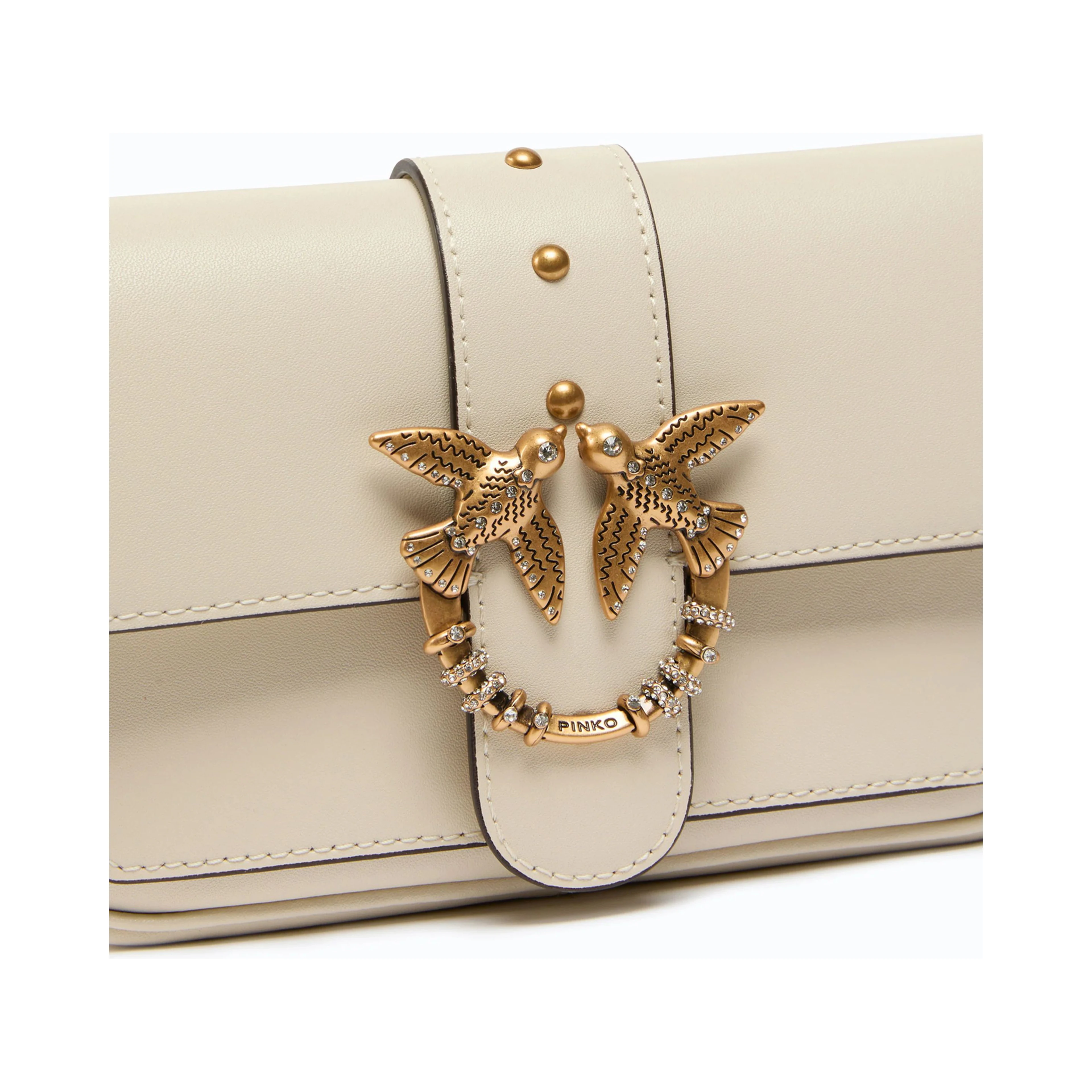 PINKO POCKET NEW BUCKLE purse