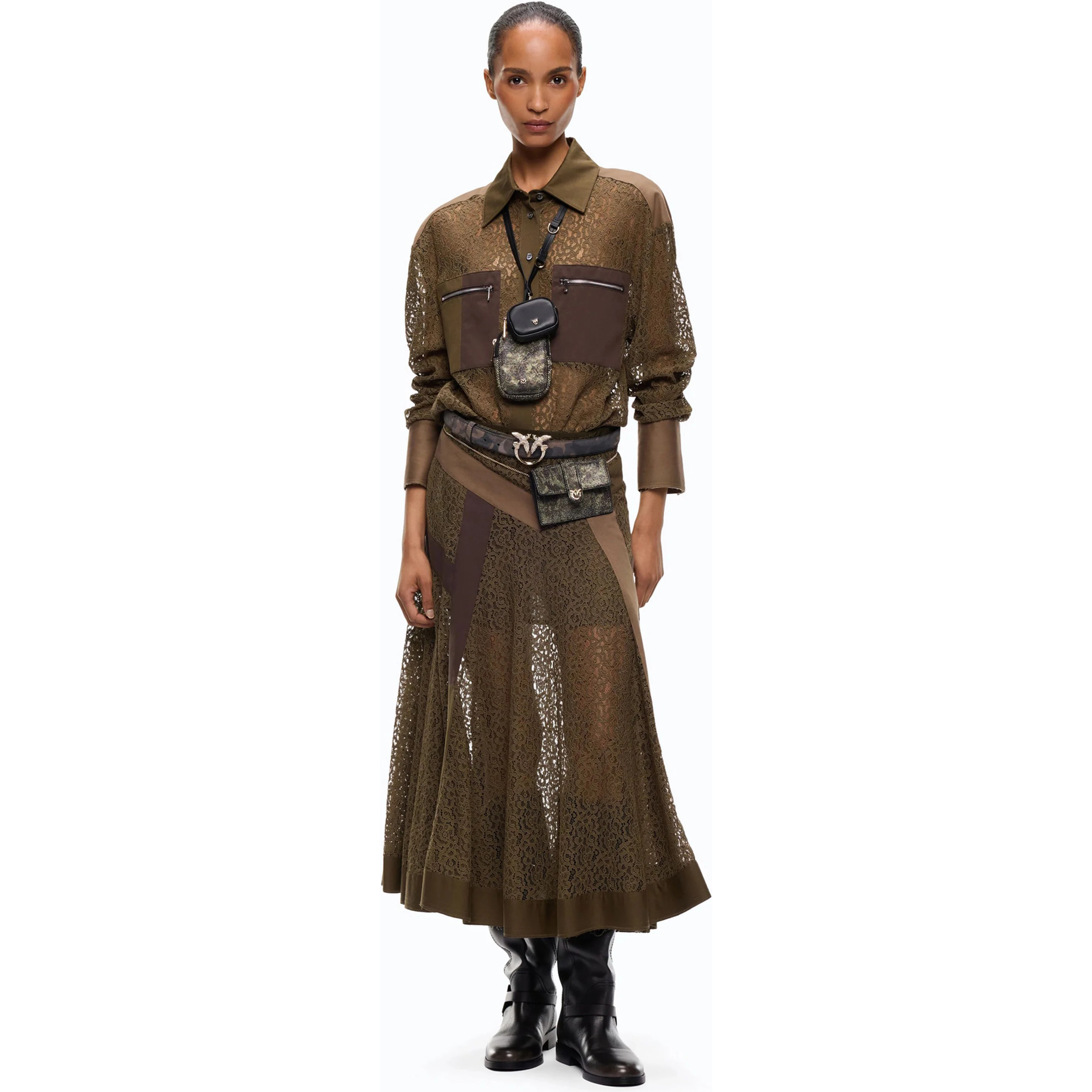 PINKO SAGRANTINO skirt