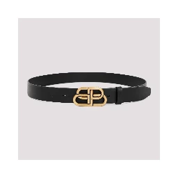 Balenciaga Leather BB Belt