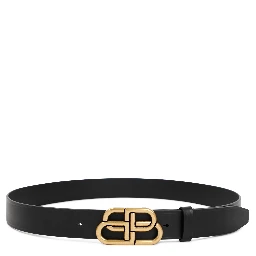 Balenciaga Leather BB Belt