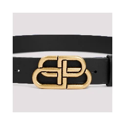 Balenciaga Leather BB Belt