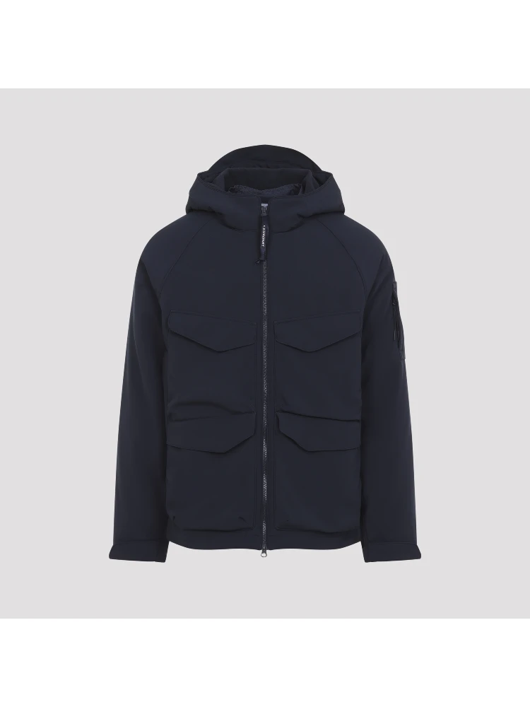 Cp Company Shell Padded Hooded Lens Jacket