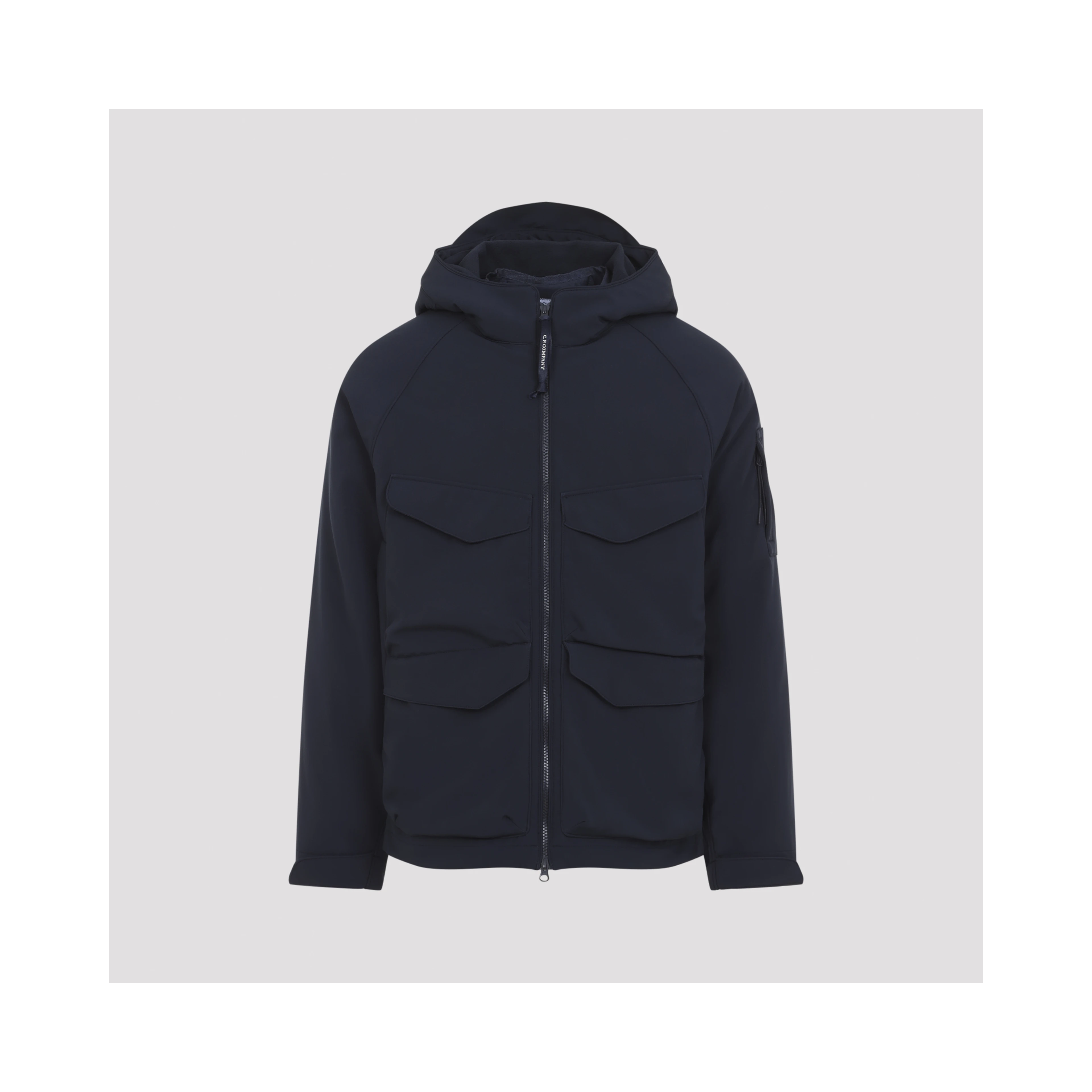 Cp Company Shell Padded Hooded Lens Jacket