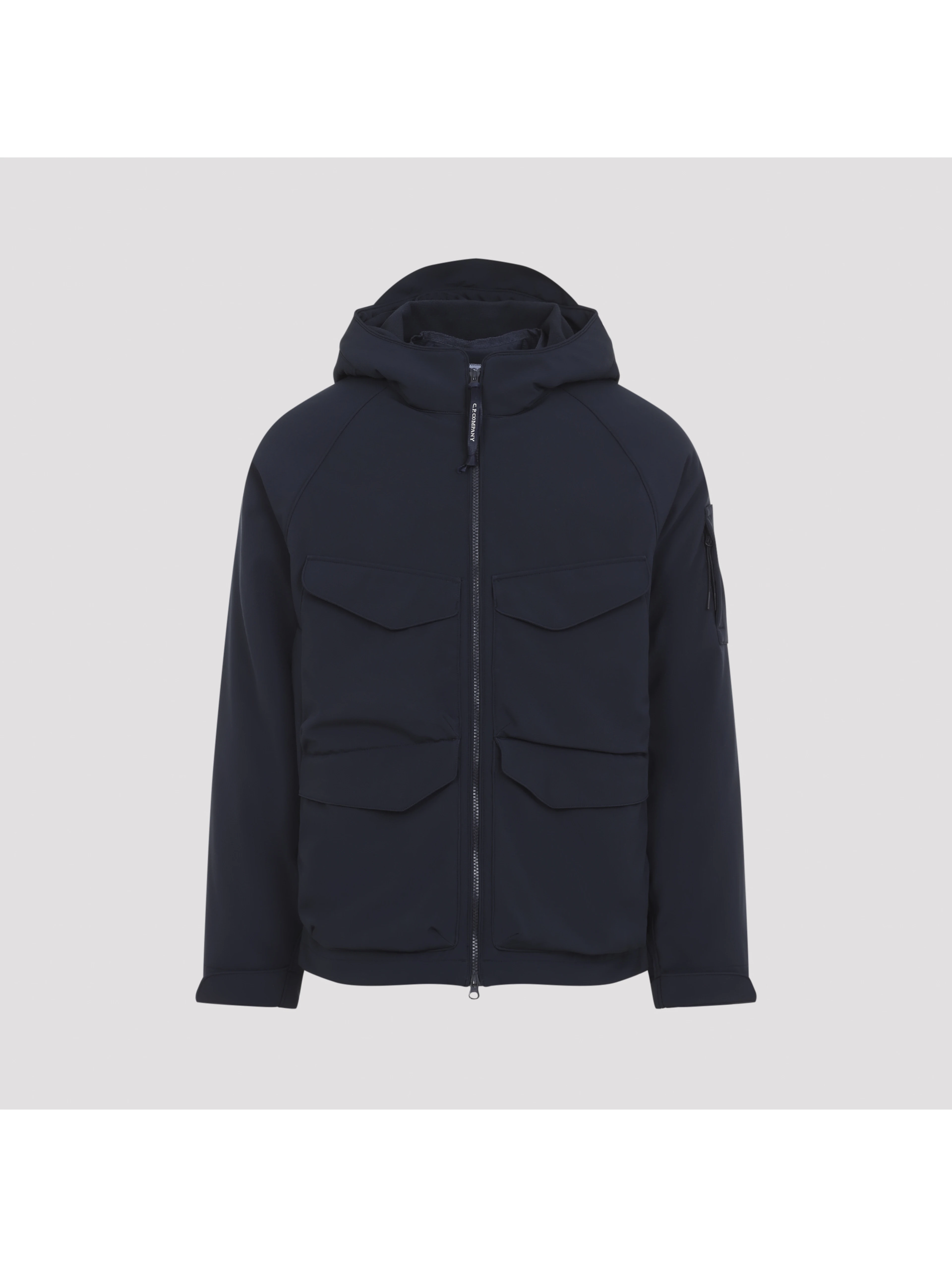 Cp Company Shell Padded Hooded Lens Jacket