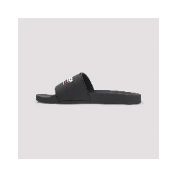 Balenciaga Pool Rubber Political Logo Slide