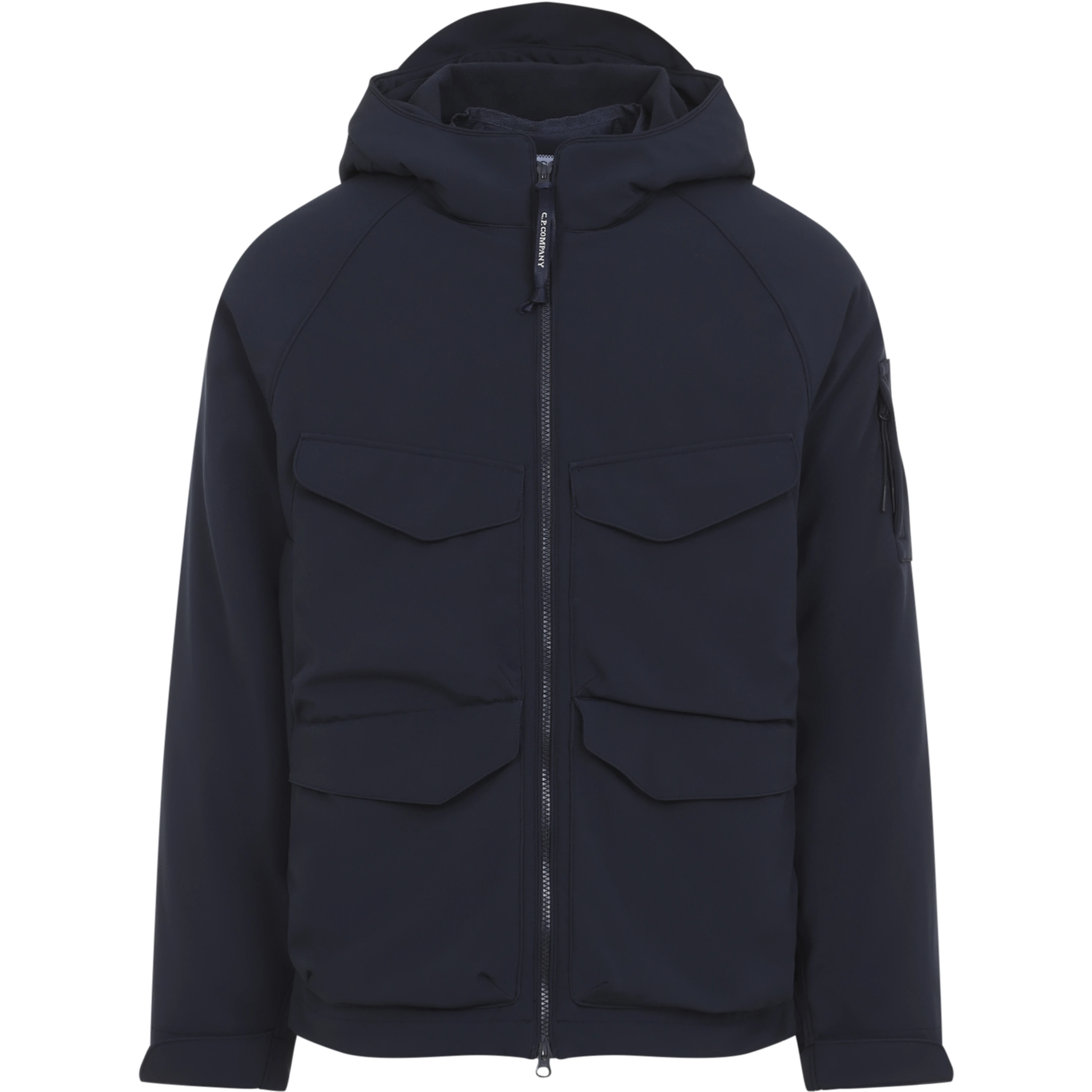 Cp Company Shell Padded Hooded Lens Jacket