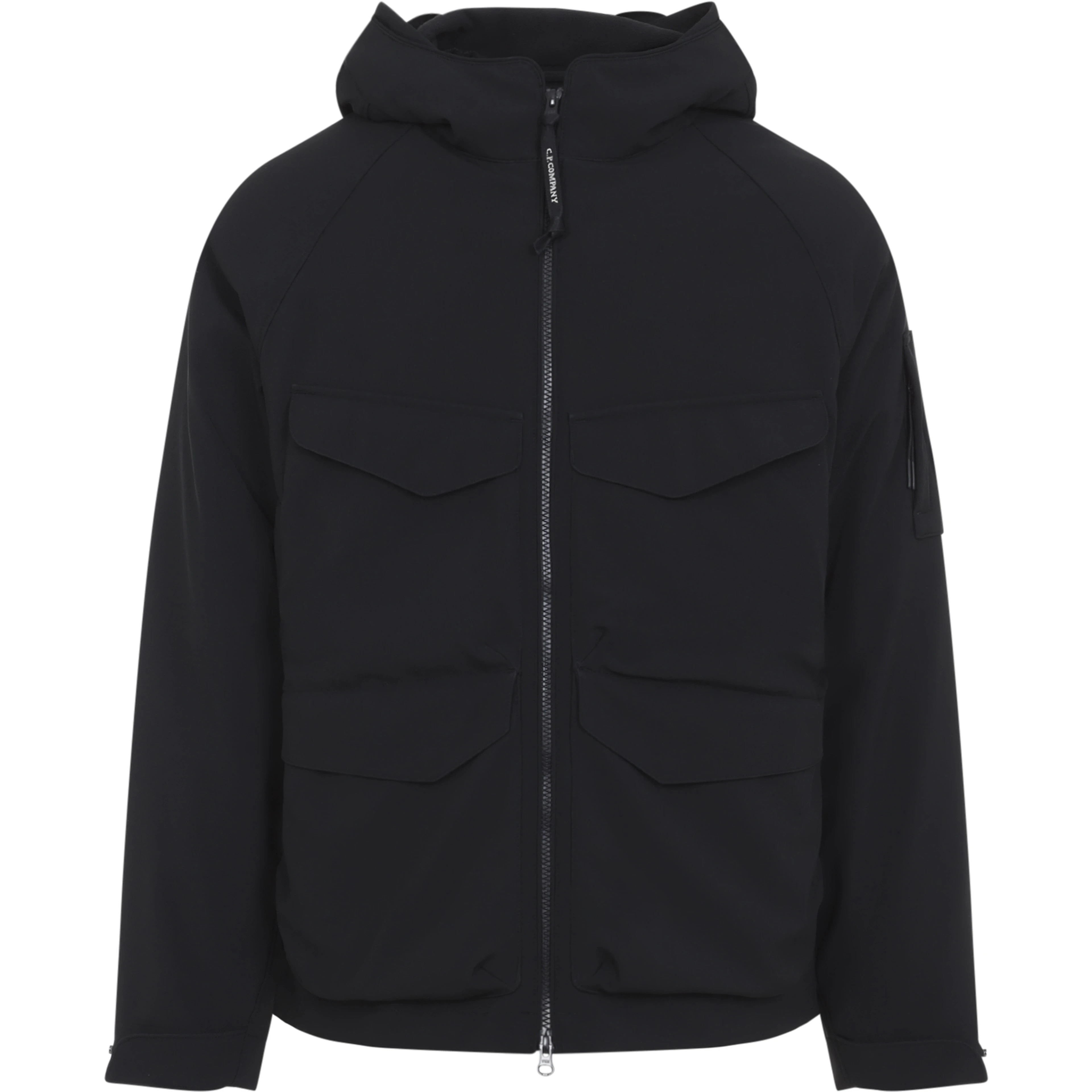 Cp Company Shell Padded Hooded Lens Jacket