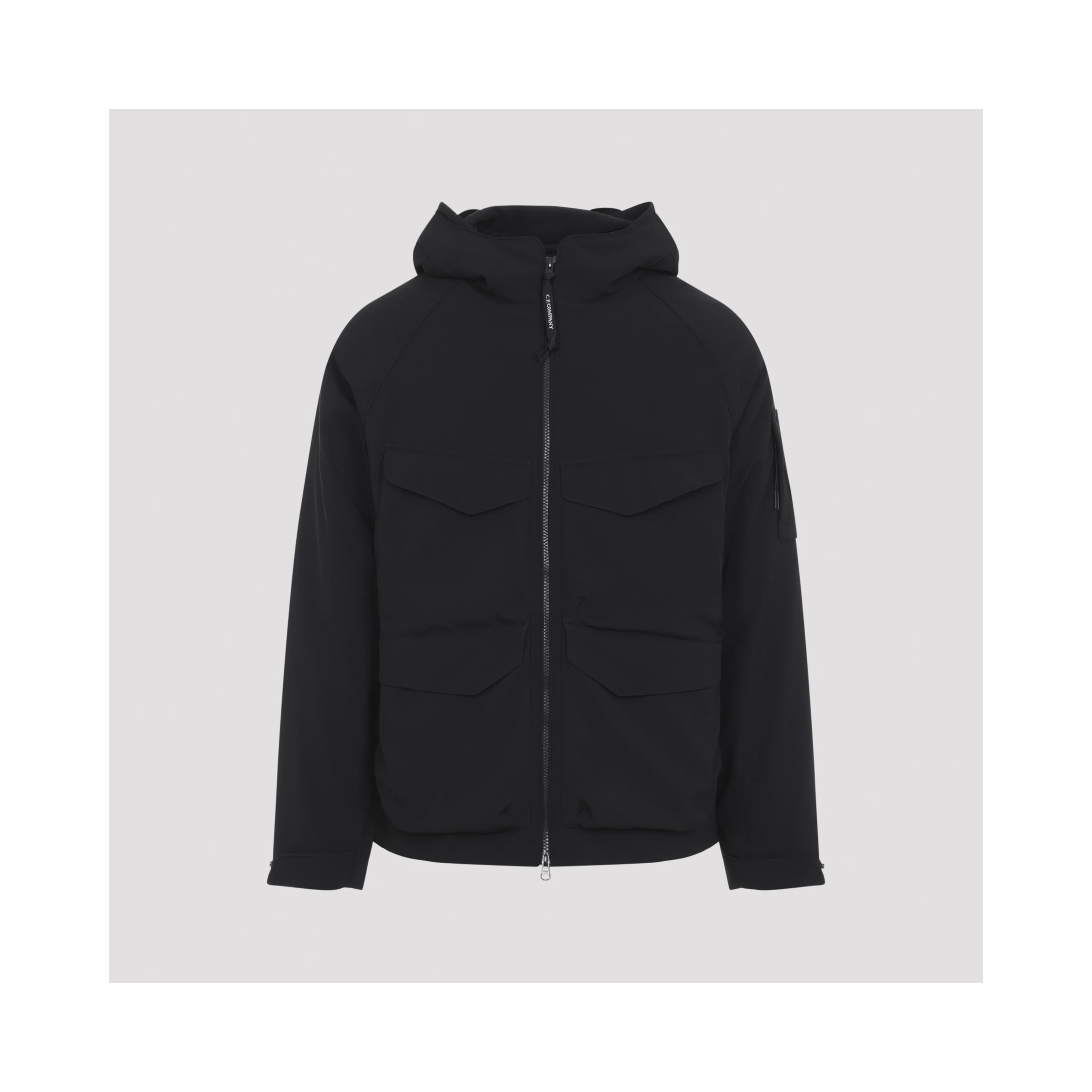 Cp Company Shell Padded Hooded Lens Jacket