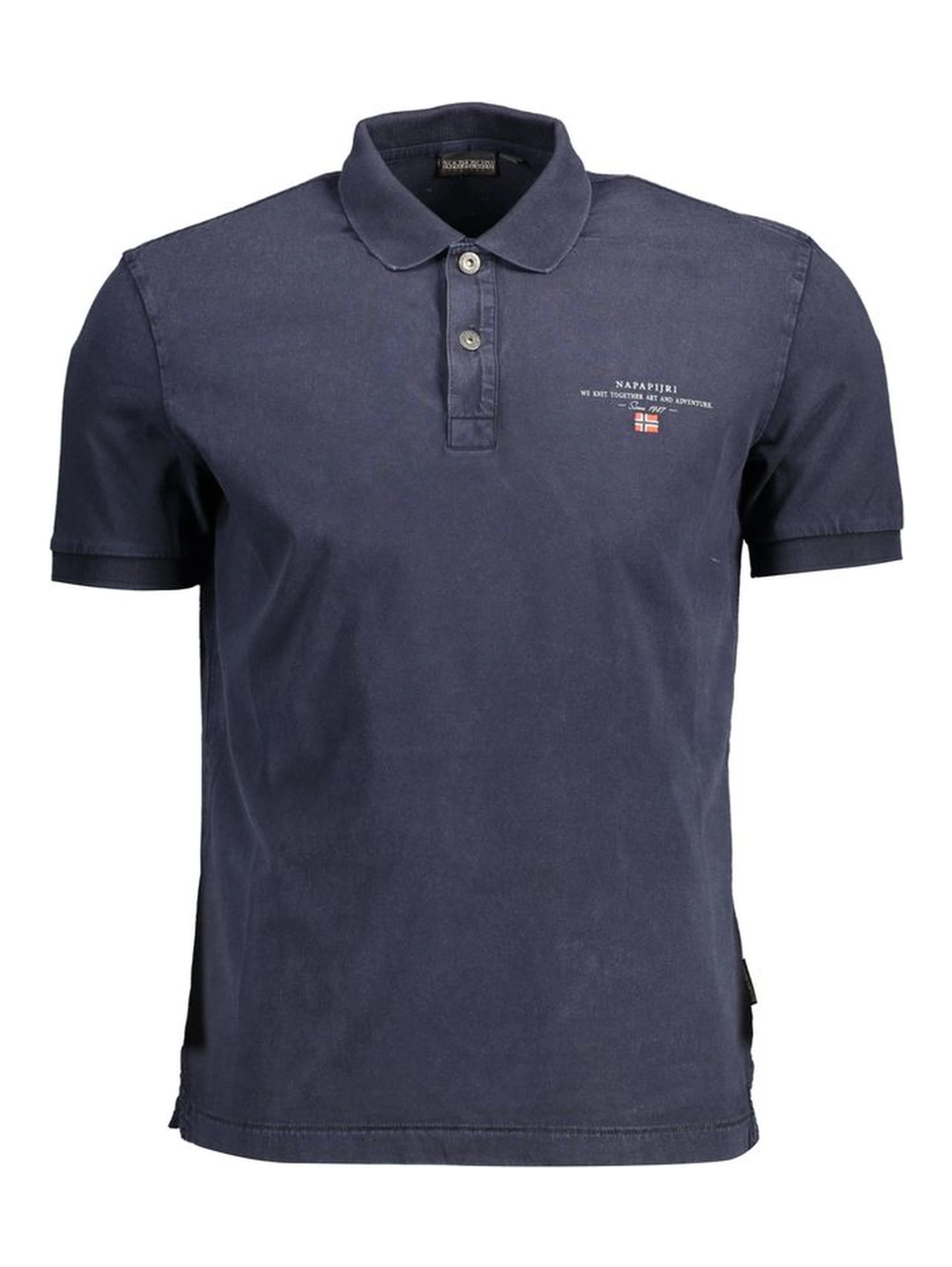 Blu Cotton Men Polo