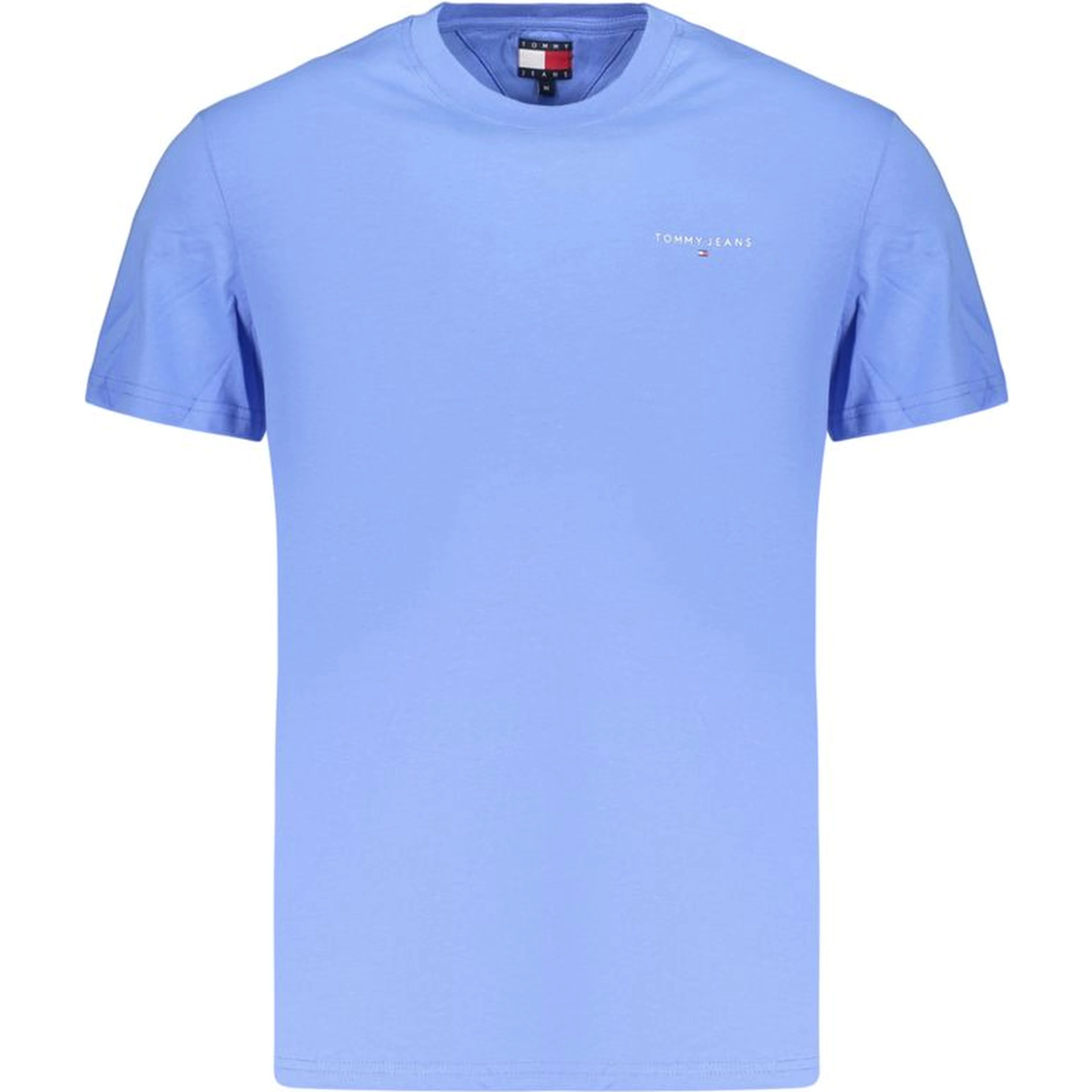 Light Blue Cotton Men's T-Shirt