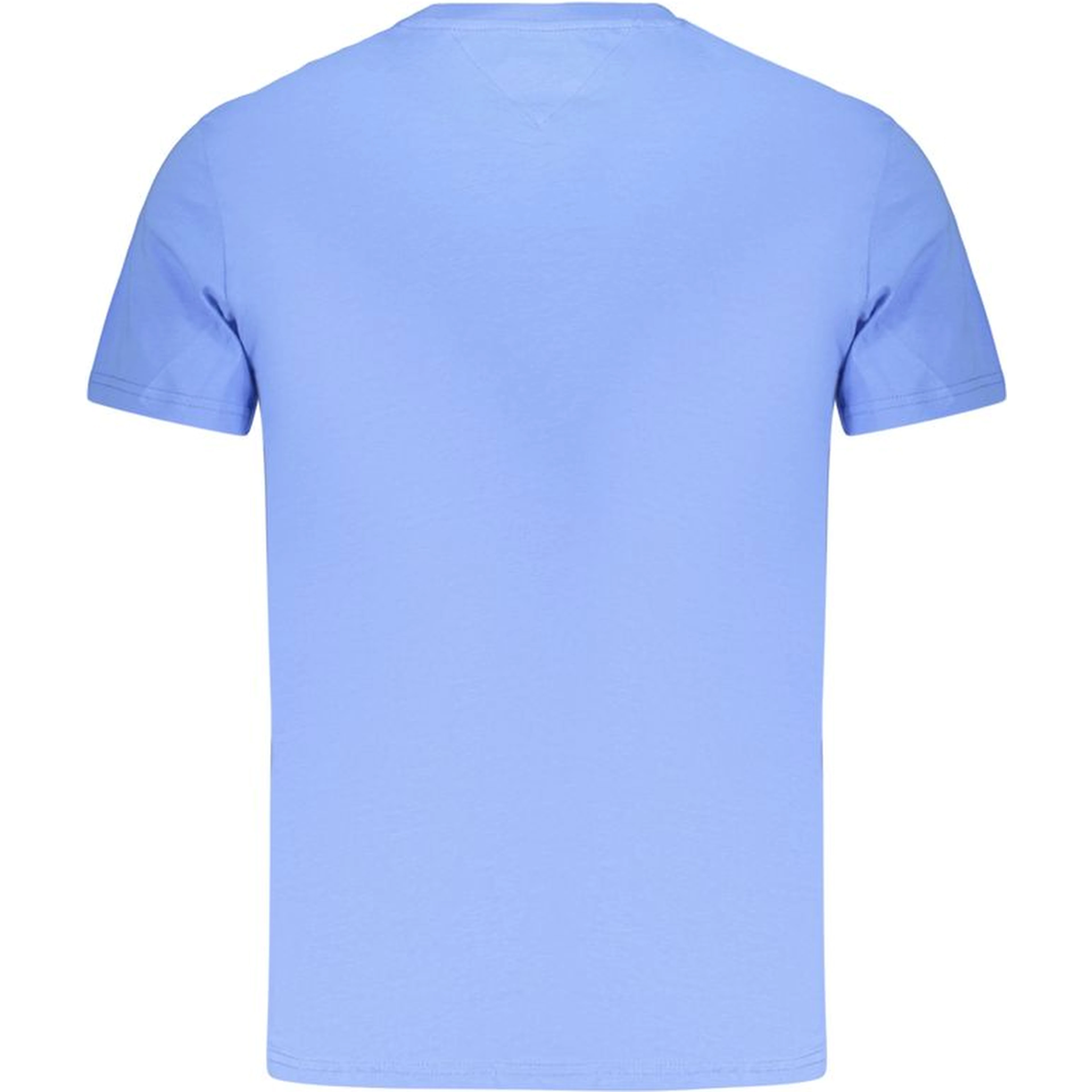 Light Blue Cotton Men's T-Shirt