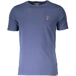 Blu Cotton Men T-Shirt