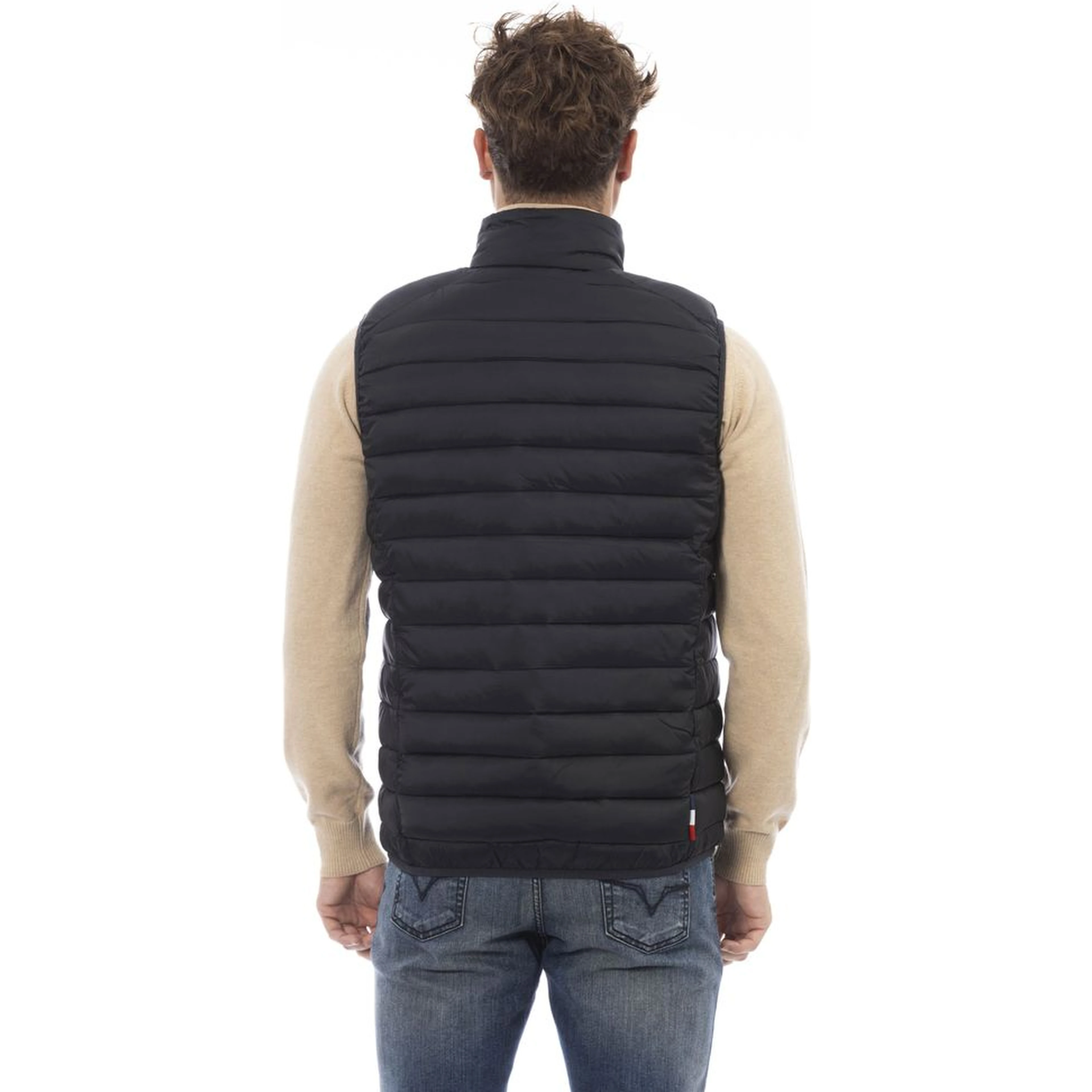 Black Polyamide Men Vest