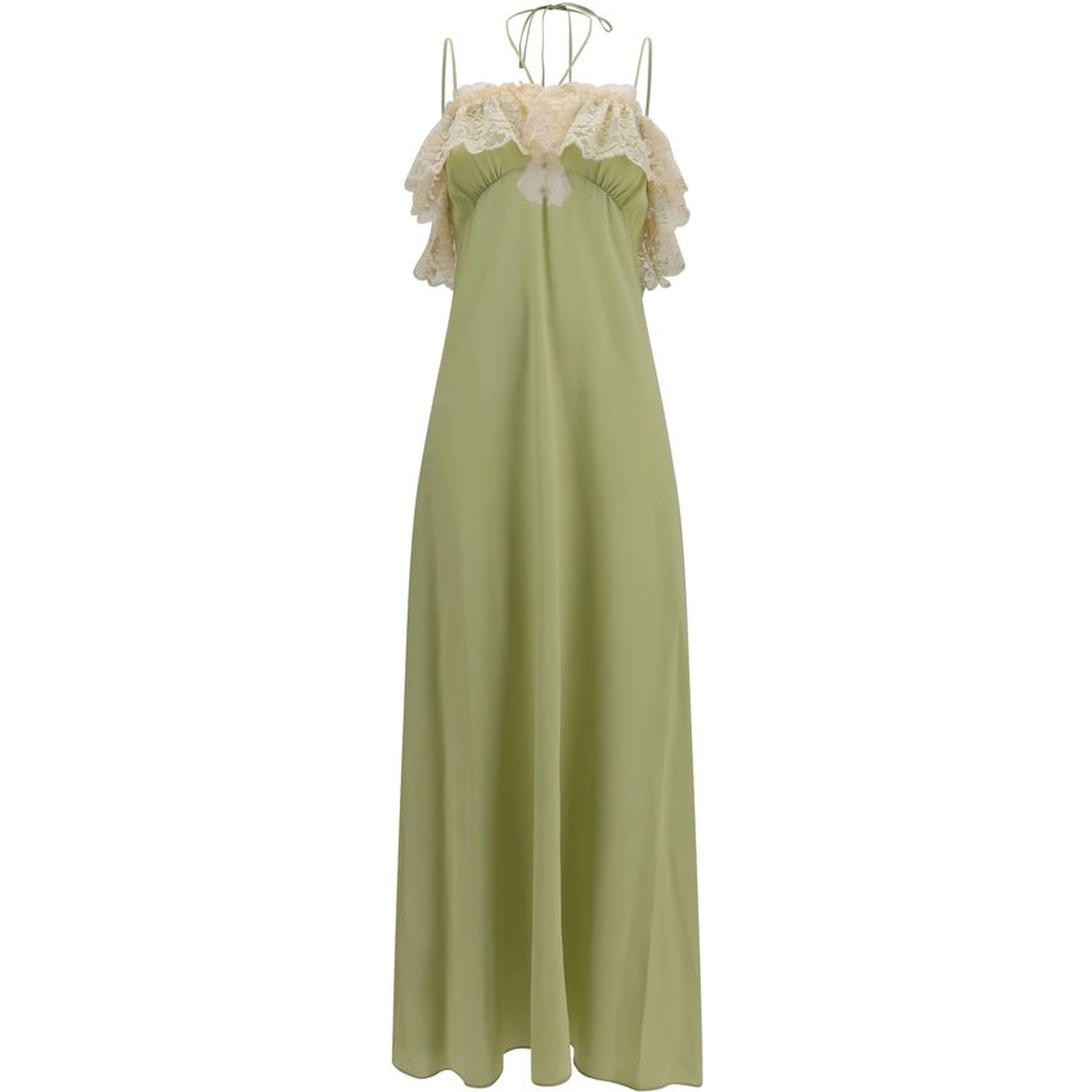 Bicolor Silk Casual Dress