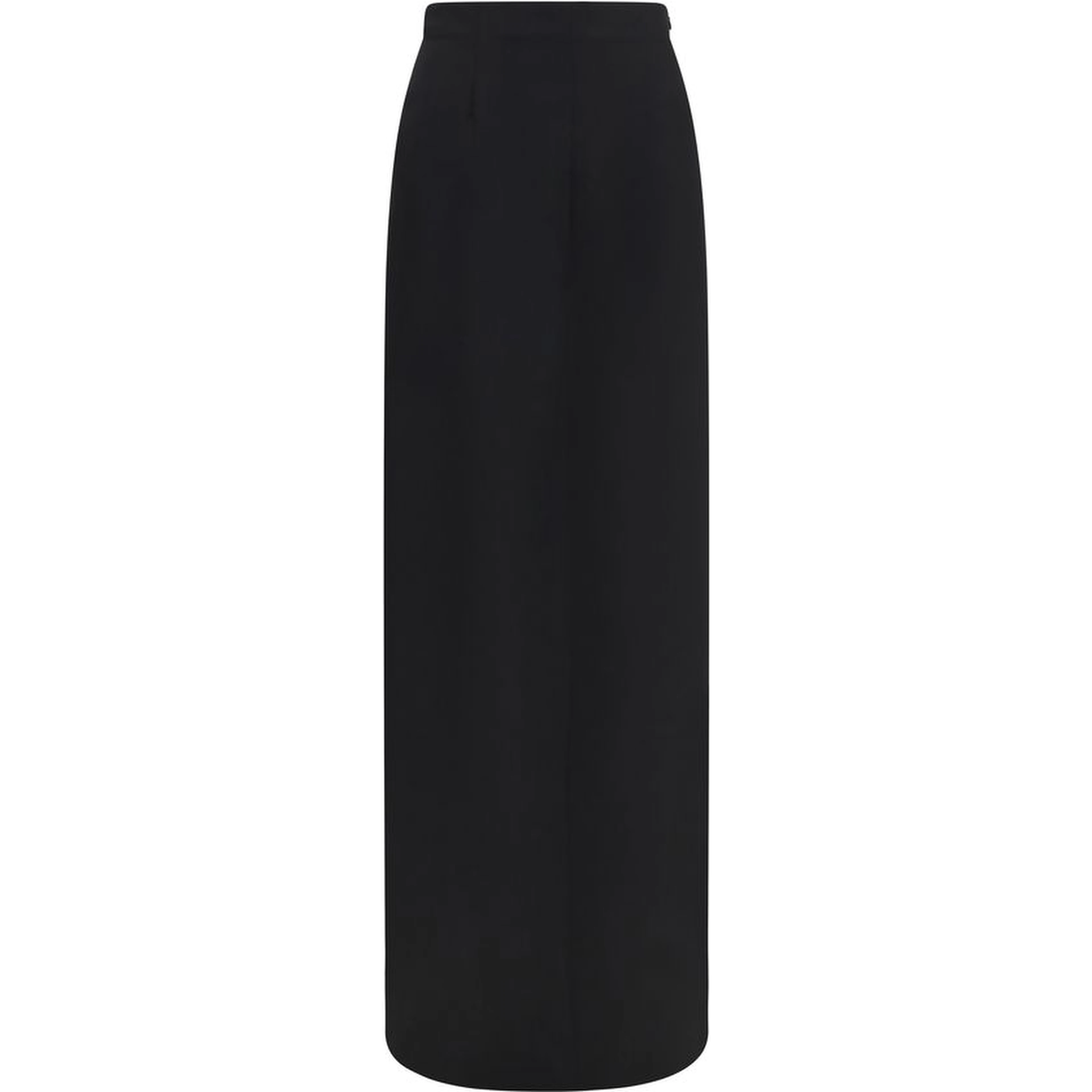 Black Wool Oves Aries Long Skirt