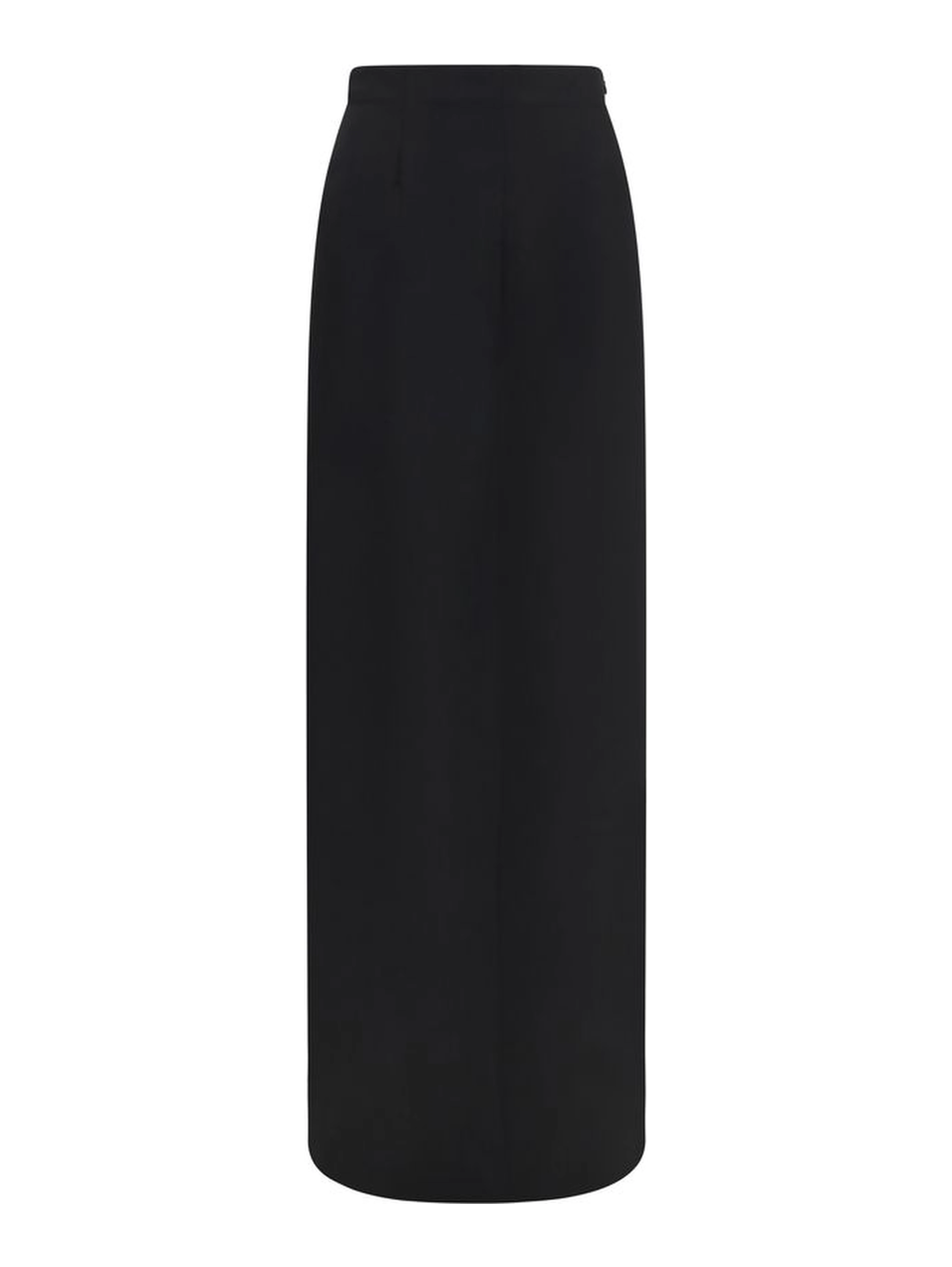 Black Wool Oves Aries Long Skirt