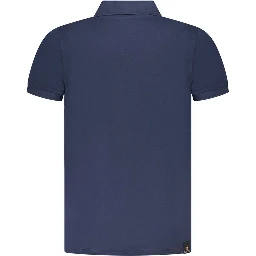 Navy Cotton Men Polo