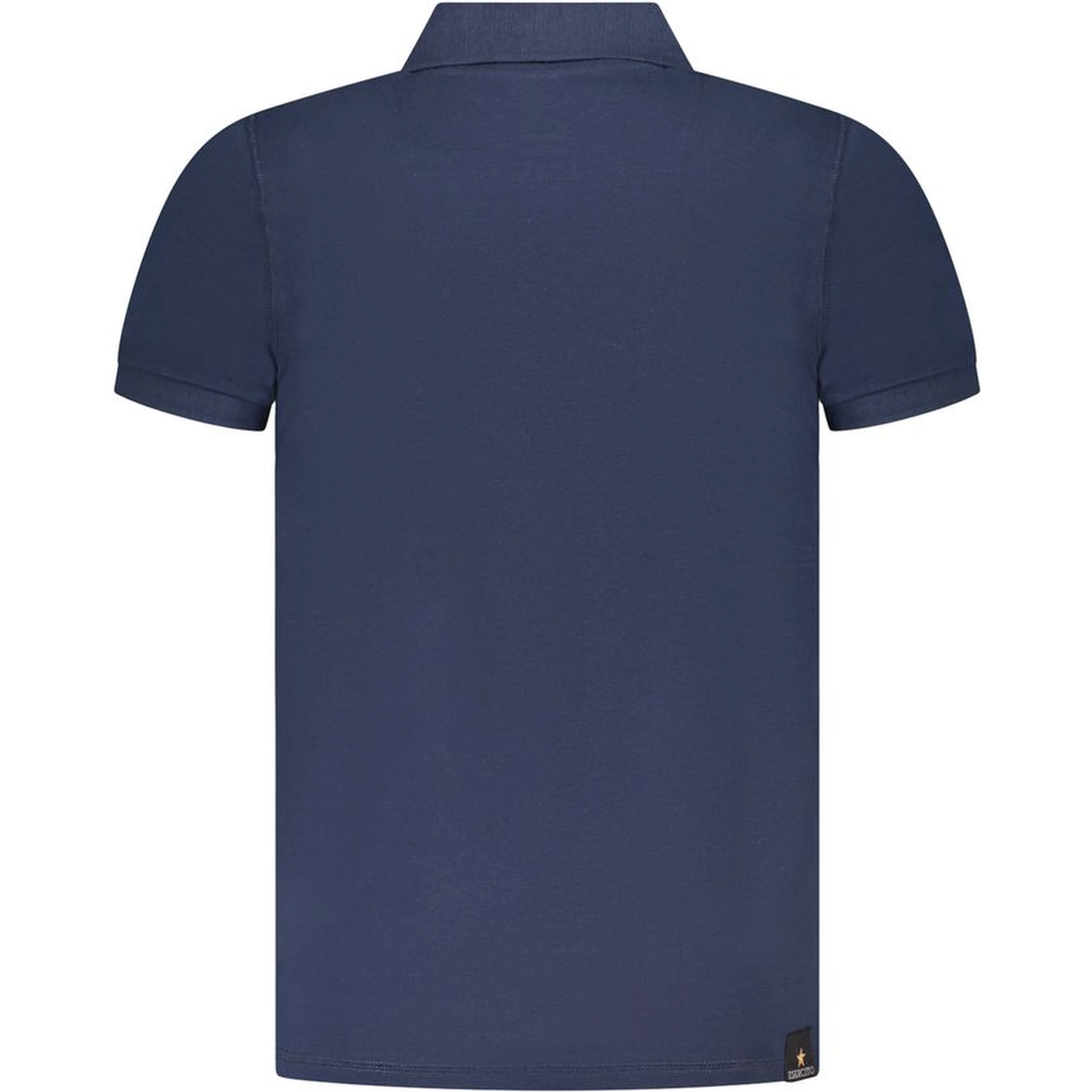 Navy Cotton Men Polo