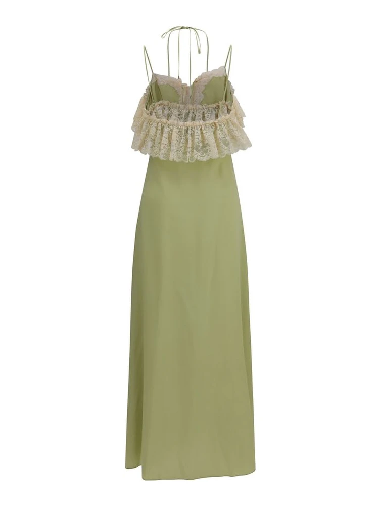 Bicolor Silk Casual Dress alternative