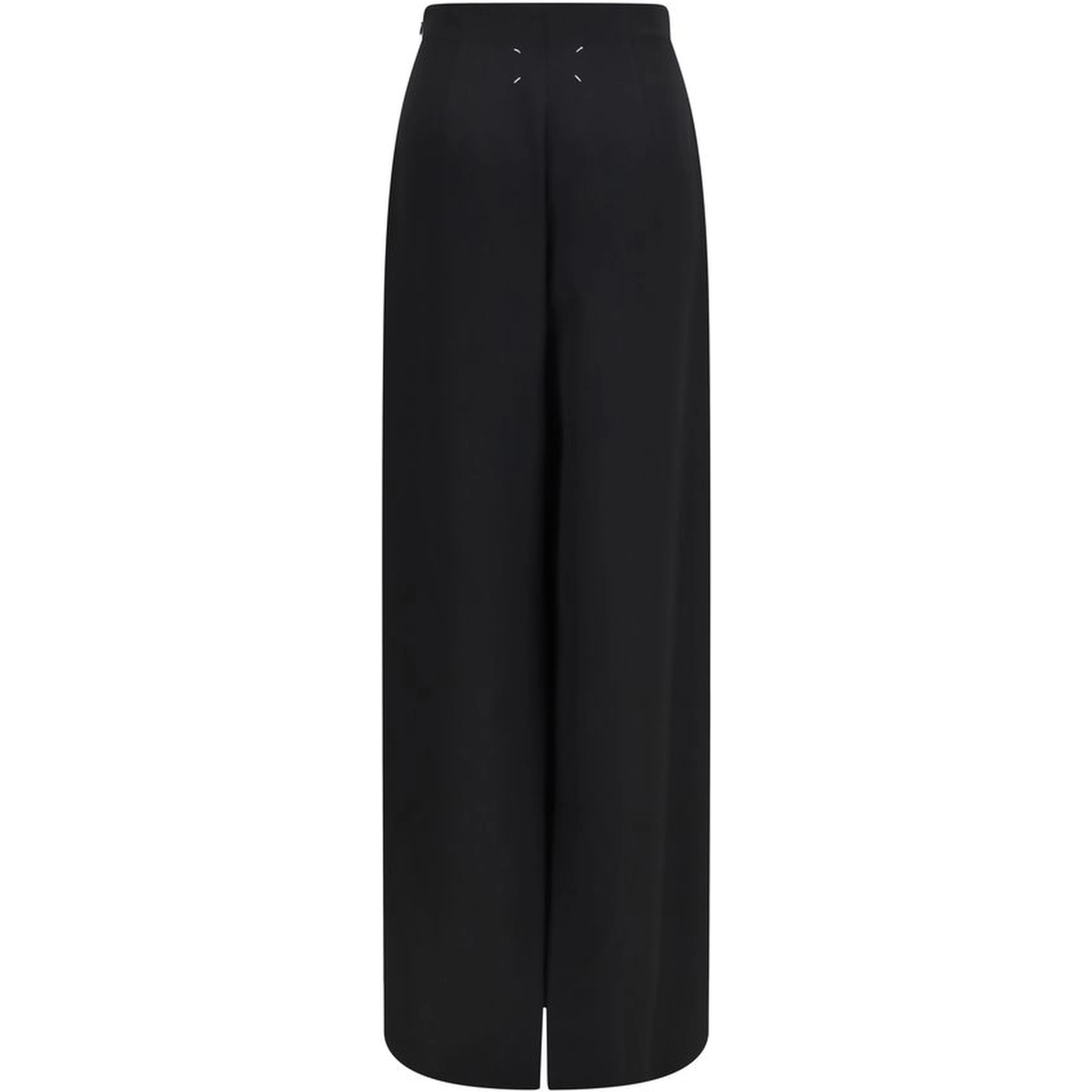 Black Wool Oves Aries Long Skirt
