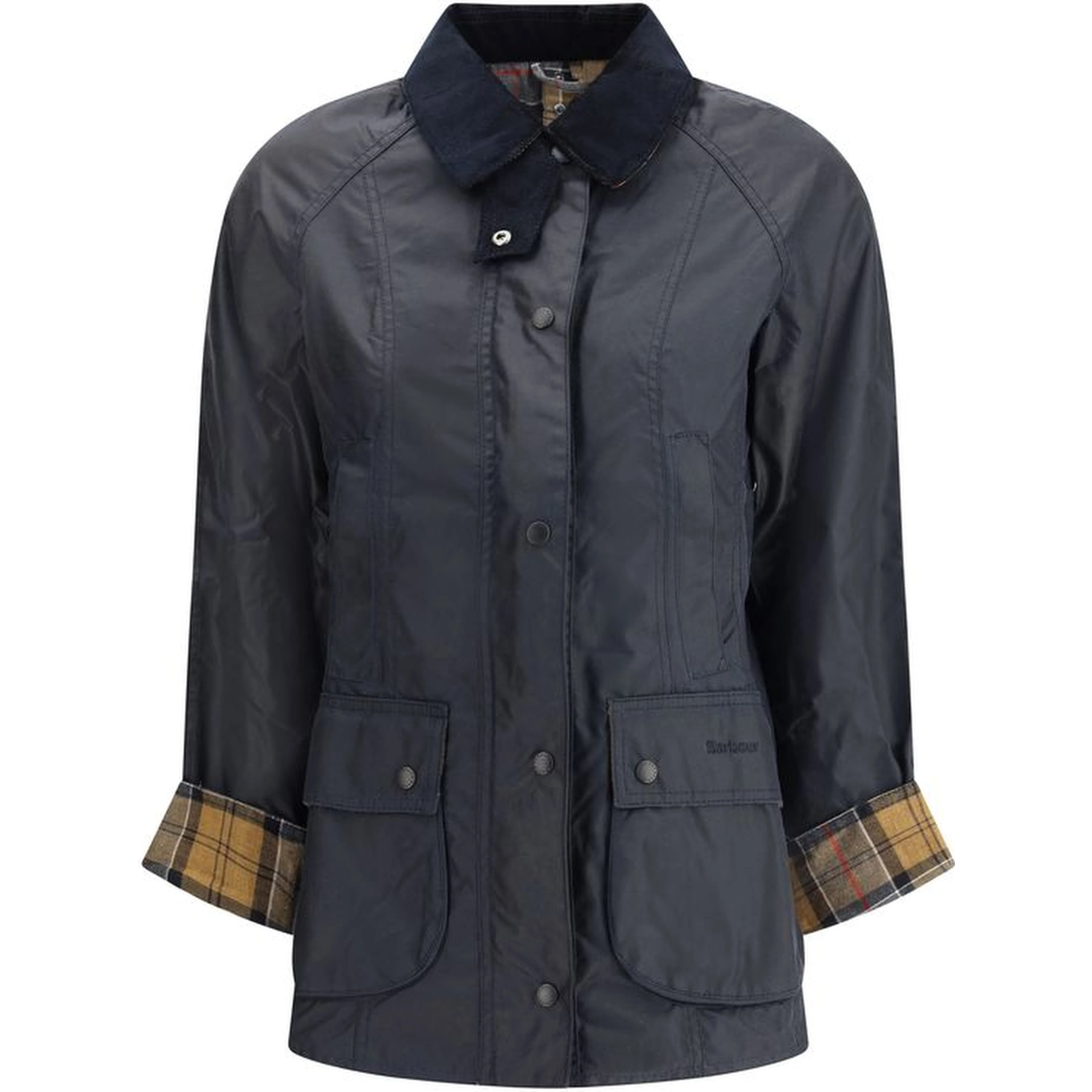 Blue Cotton Shell Jacket